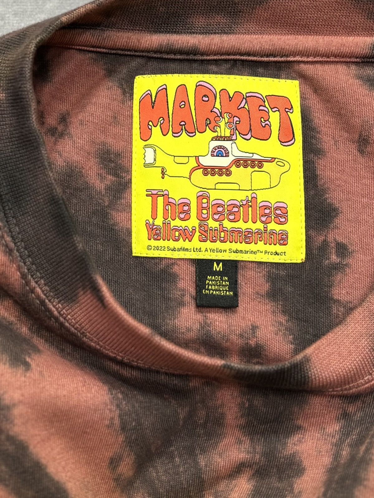Market Market x Beatles Yellow Submarine Tie-Dye Pose T-Shirt Size US M / EU 48-50 / 2 - 2 Thumbnail