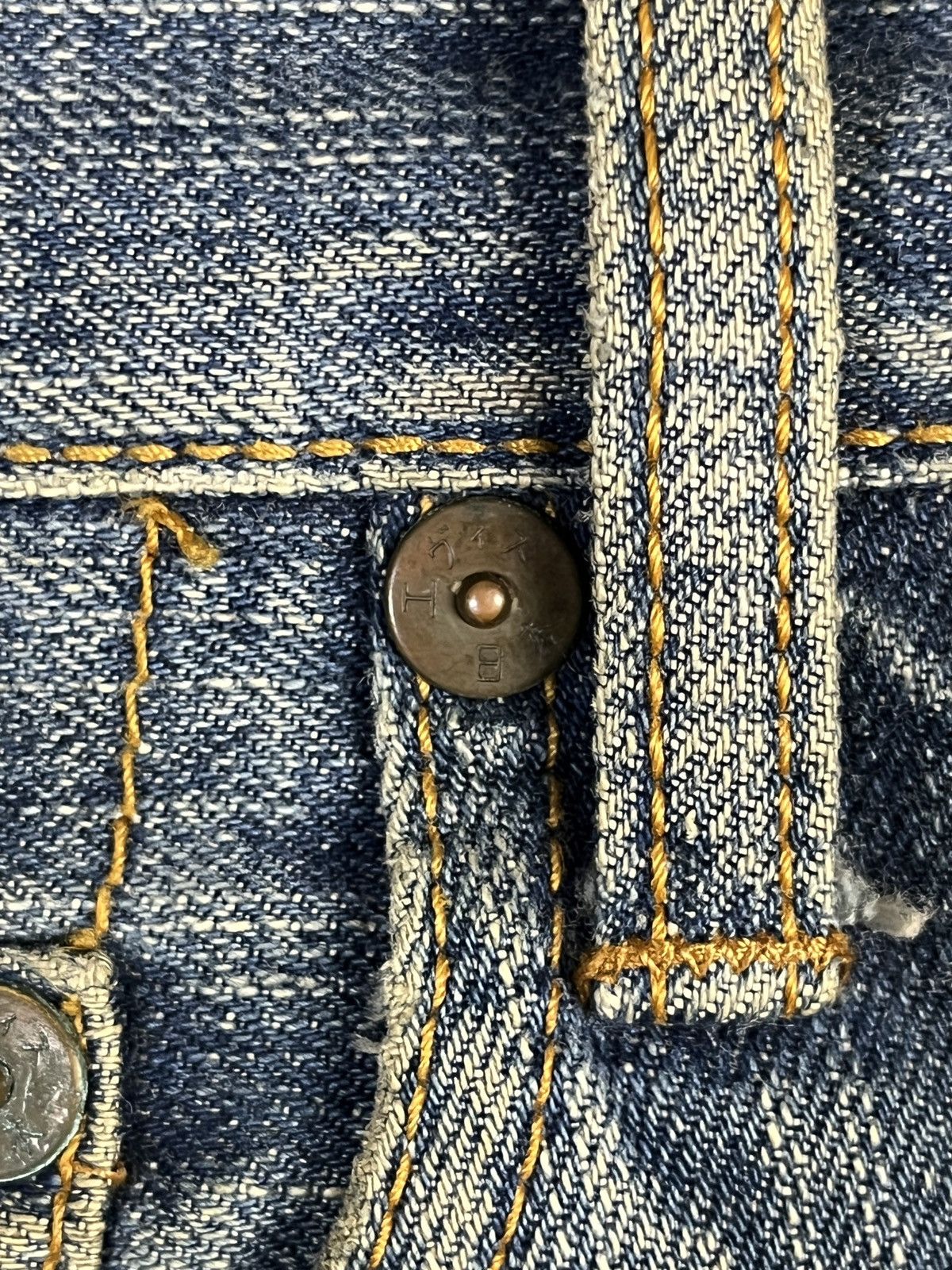 Evisu Evisu Paris Embroidered Dust-Wash Jeans Size US 32 / EU 48 - 11 Thumbnail