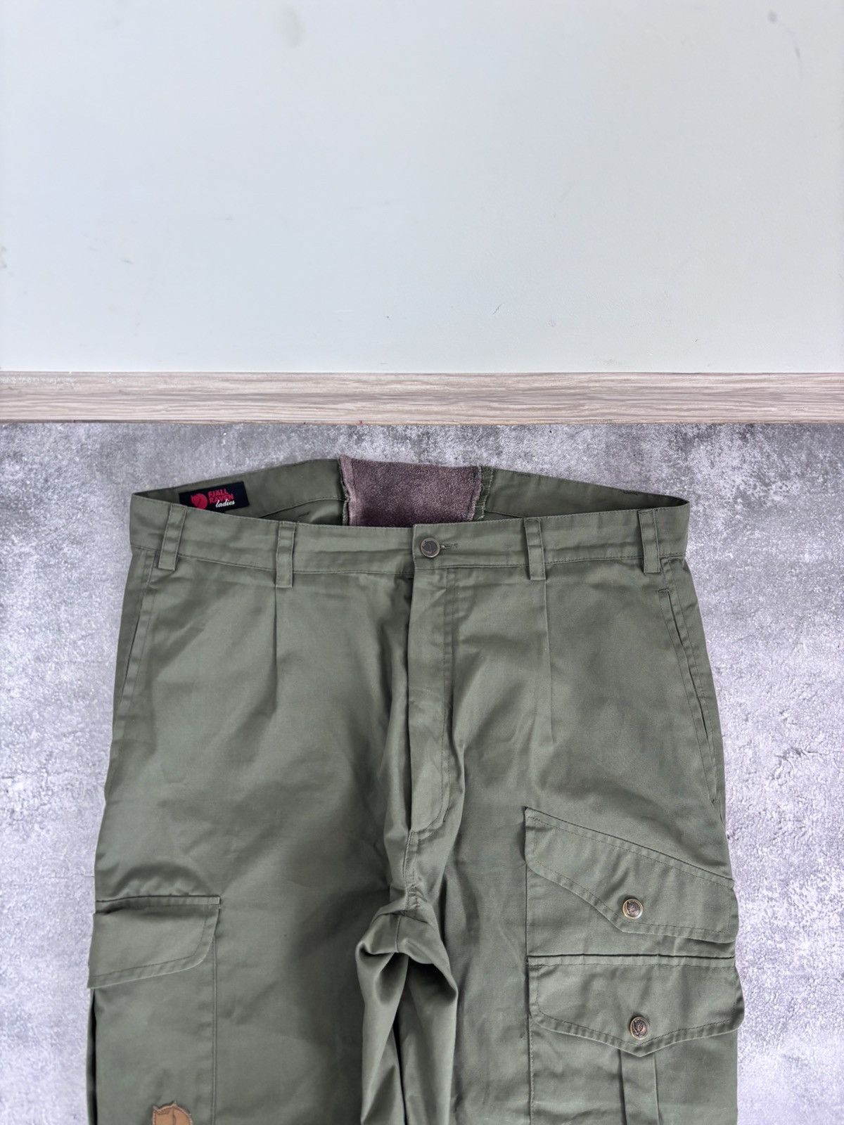 Fjallraven Fjallraven Ladies Women’s Dark Green Hunting Pants Trousers Size 30" / US 8 / IT 44 - 9 Thumbnail