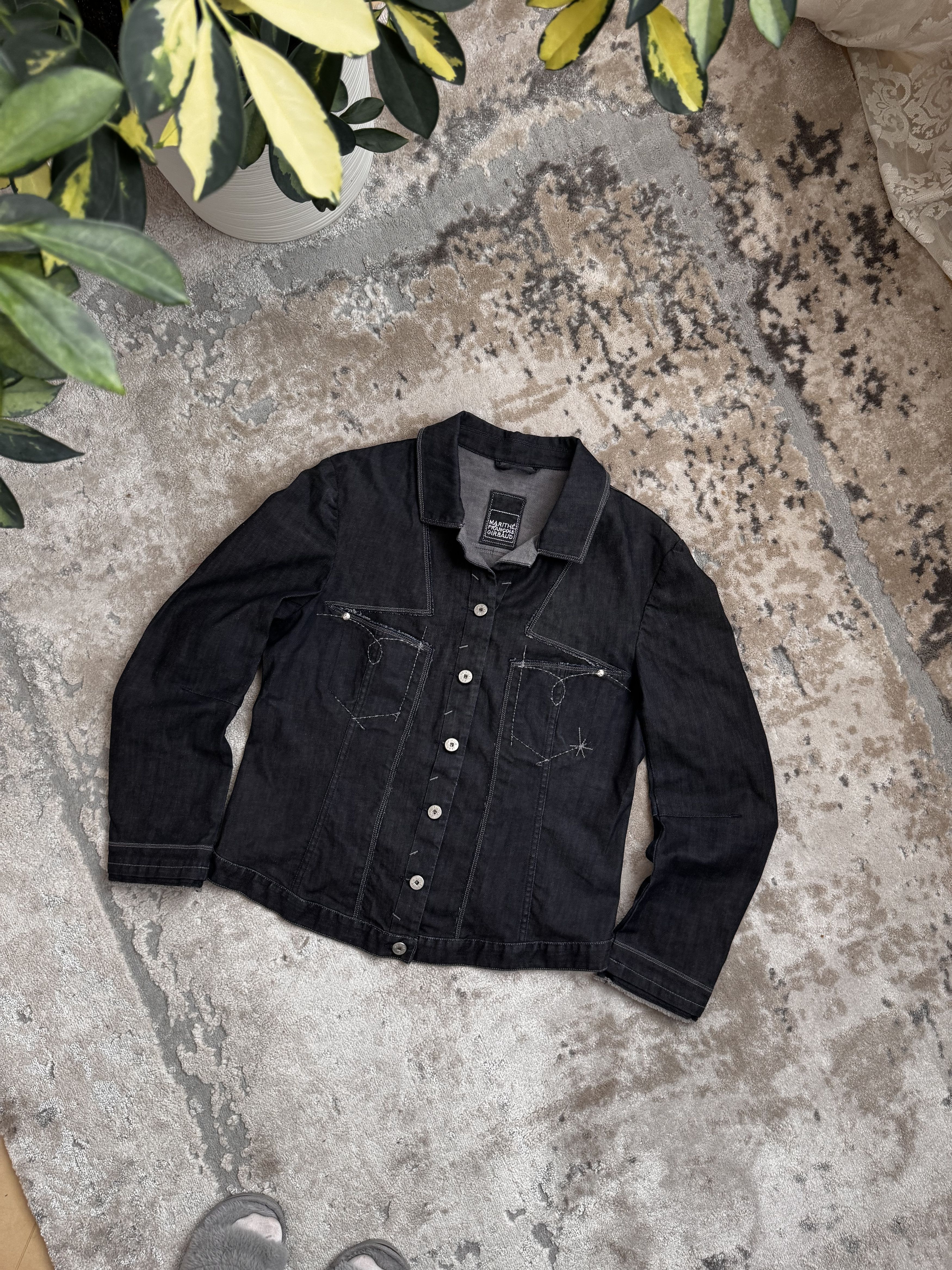 Marithe + Francois Girbaud VTG Marithe Francois Girbaud Button Denim Overshirt Jacket Size S / US 4 / IT 40 - 1 Thumbnail