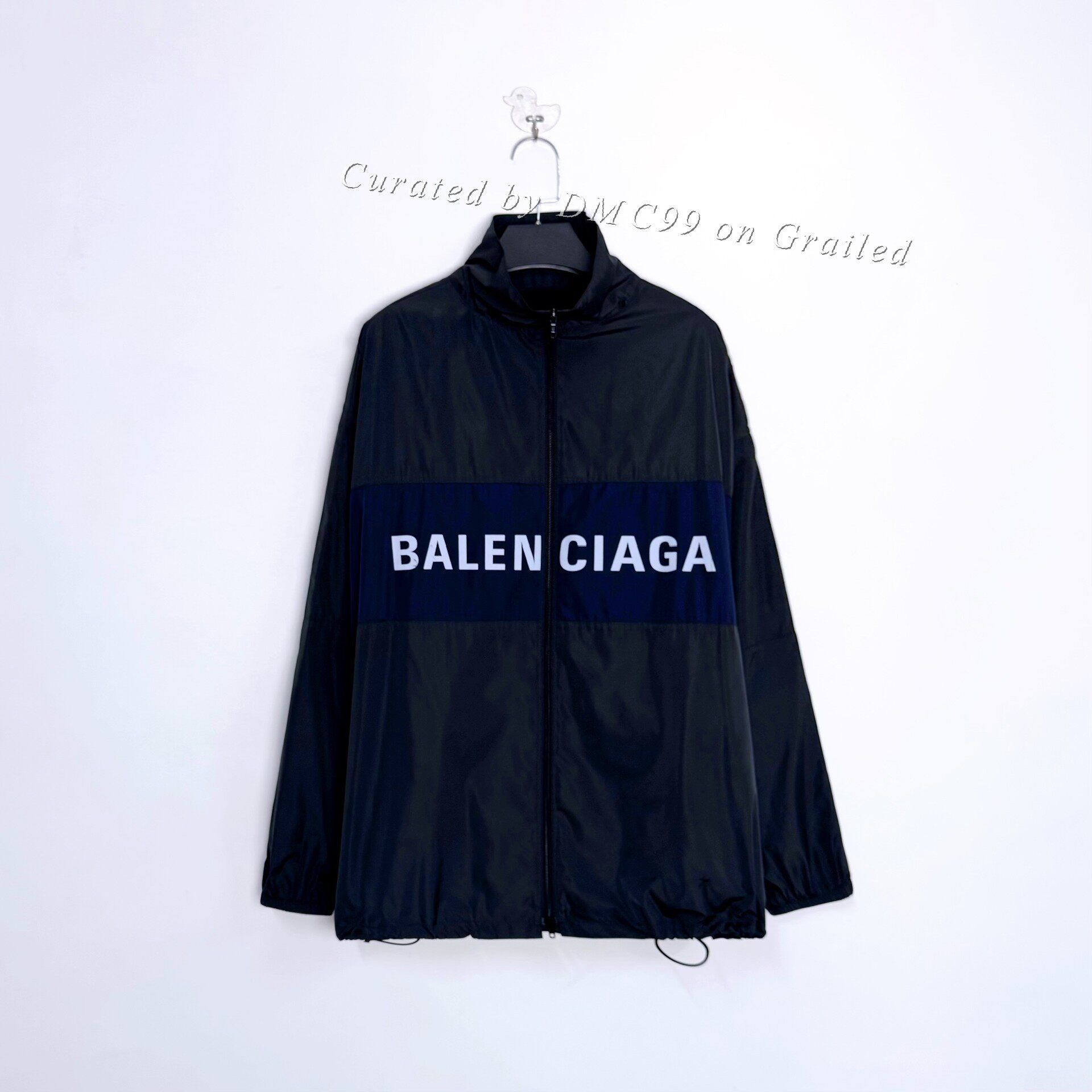 Balenciaga Balenciaga FW23 Stripe Logo Zip Jacket Size US XXS / EU 40 - 1 Thumbnail