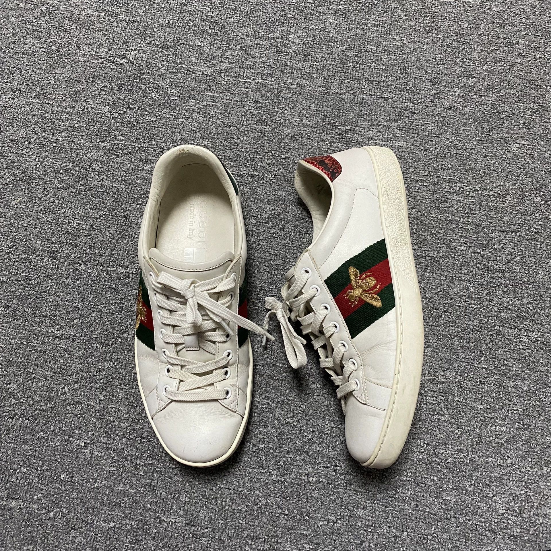 Gucci Gucci Bee White Sneakers Size US 6.5 / IT 36.5 - 1 Thumbnail