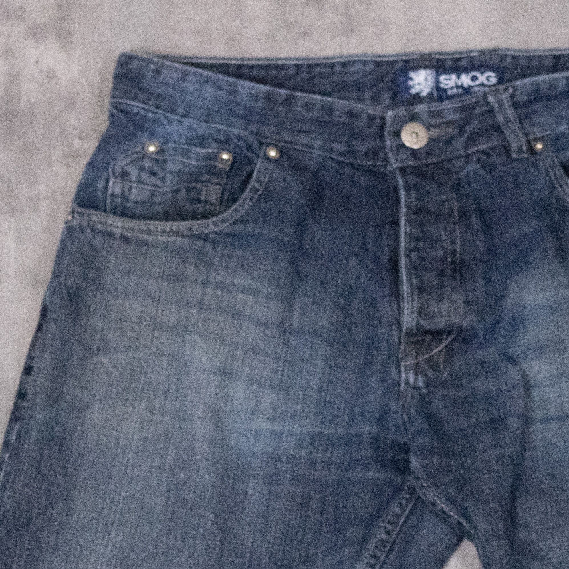 Other Y2K 2000's Smog Baggy Relax Fit Carrot Fit Indigo Denim Size US 36 / EU 52 - 9 Thumbnail