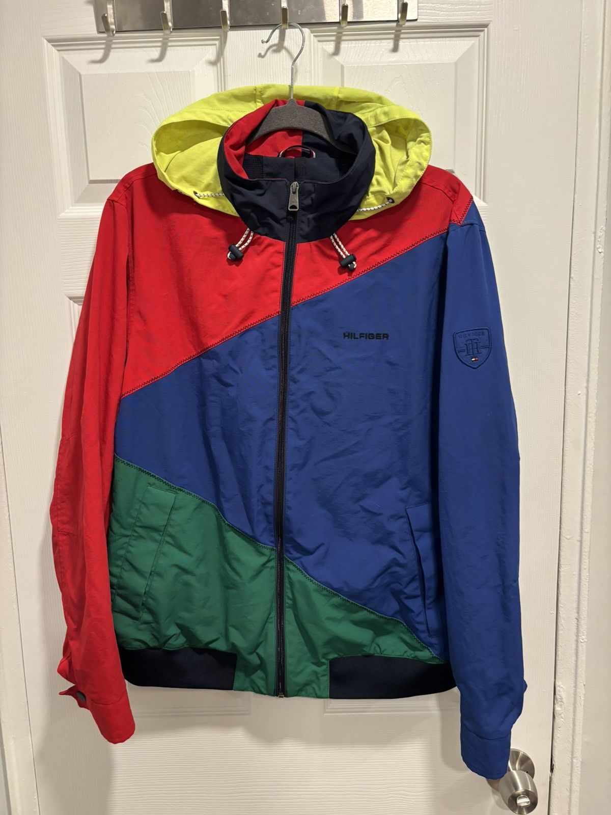 Tommy Hilfiger Tommy Hilfiger Colorblock Windbreaker Size US L / EU 52-54 / 3 - 1 Thumbnail