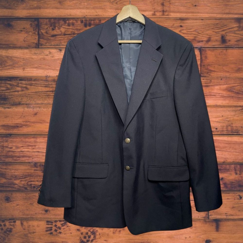 Bert Pulitzer Bert Pulitzer Navy Blazer Jacket Size 42 Regular Size 42R - 1 Thumbnail