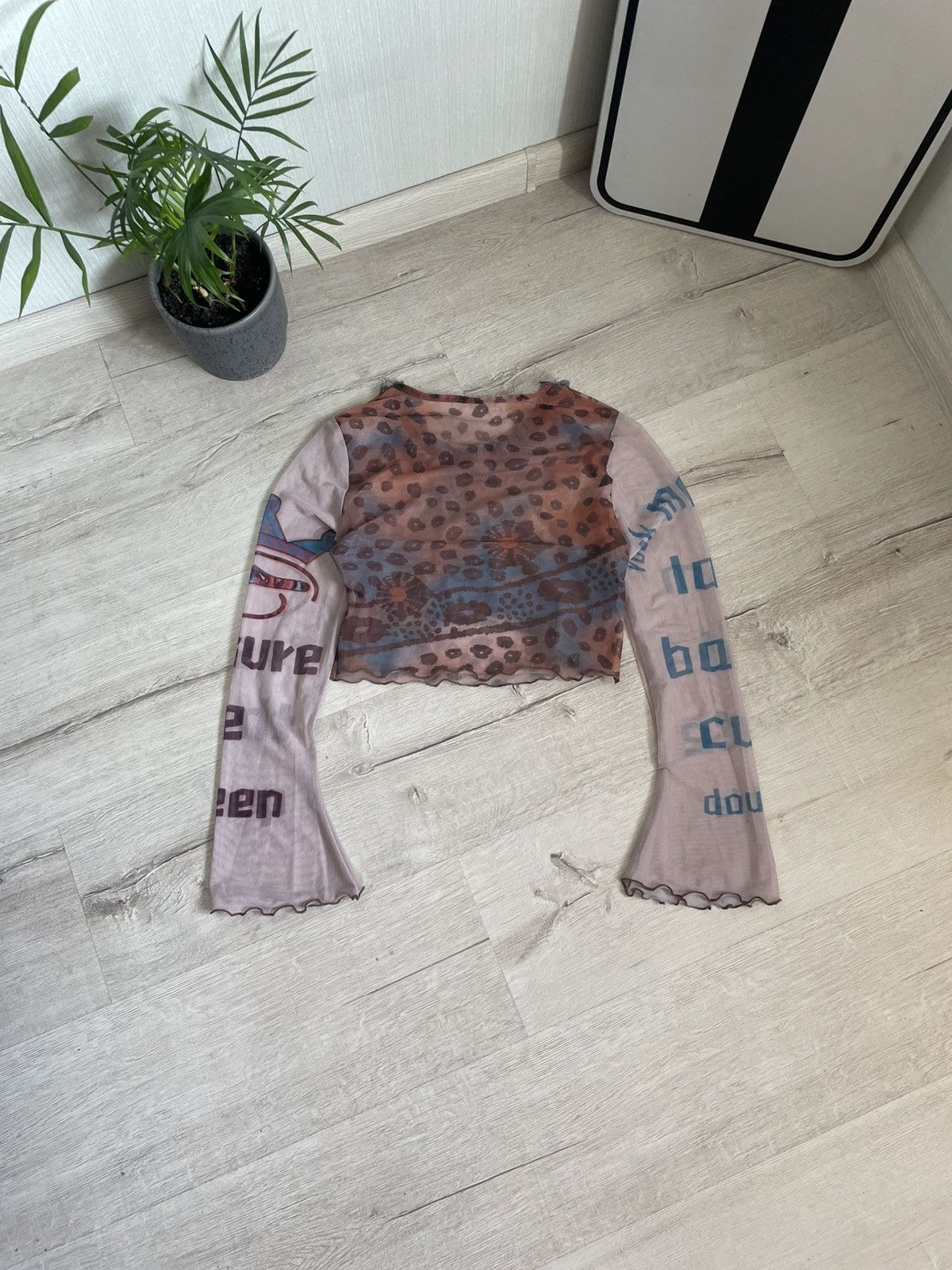 Hysteric Glamour Rare Vintage Mesh Top Leopard Jean Paul Gaultier Style Y2k Size S / US 4 / IT 40 - 2 Thumbnail