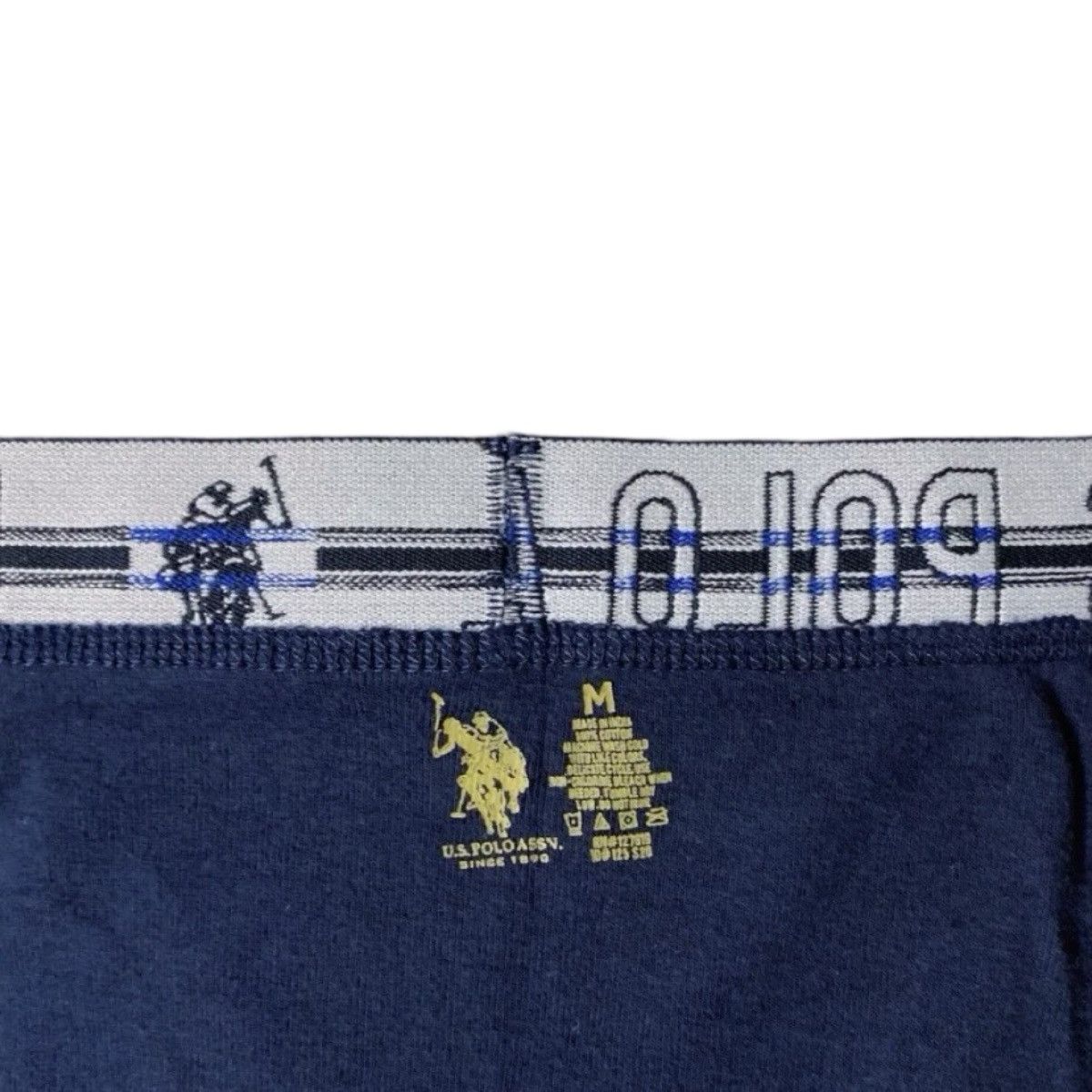 U.S. Polo Assn. US Polo Assn Men’s Blue Boxer Briefs Size Medium Size 34 - 3 Thumbnail