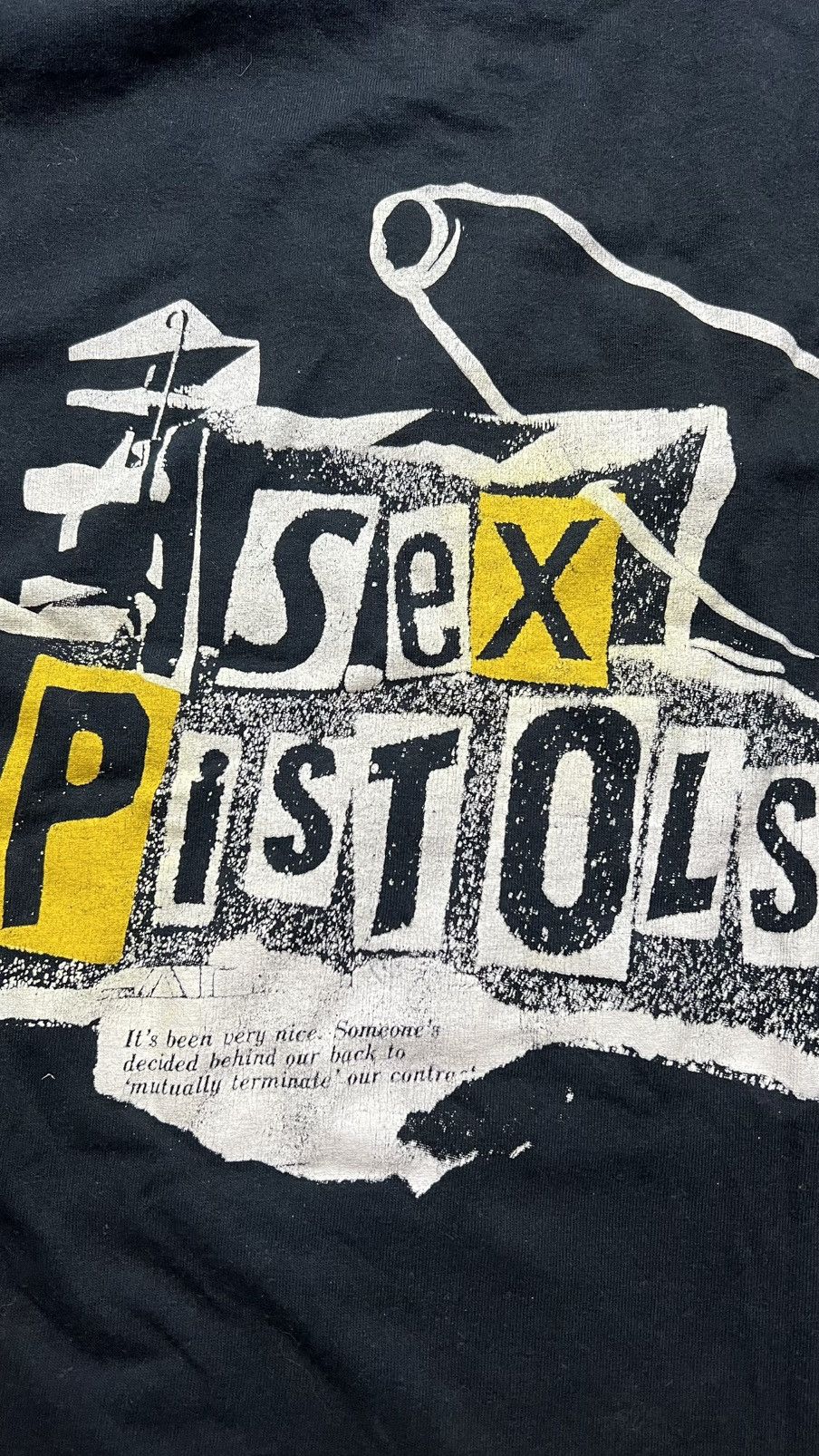Hanes 2002 Sex Pistols “no future” overprinted heavy cotton tee Size US M / EU 48-50 / 2 - 8 Thumbnail
