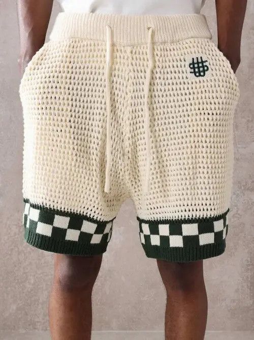 Other Kahori x Misac Knittedl Vintage Retro OldMoney Shorts Size US 32 / EU 48 - 6 Thumbnail