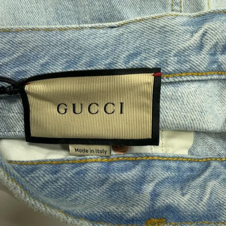Gucci Gucci GUCCI Vintage Mid-Rise Straight Leg Jeans -2506 Size US 30 / EU 46 - 2 Thumbnail
