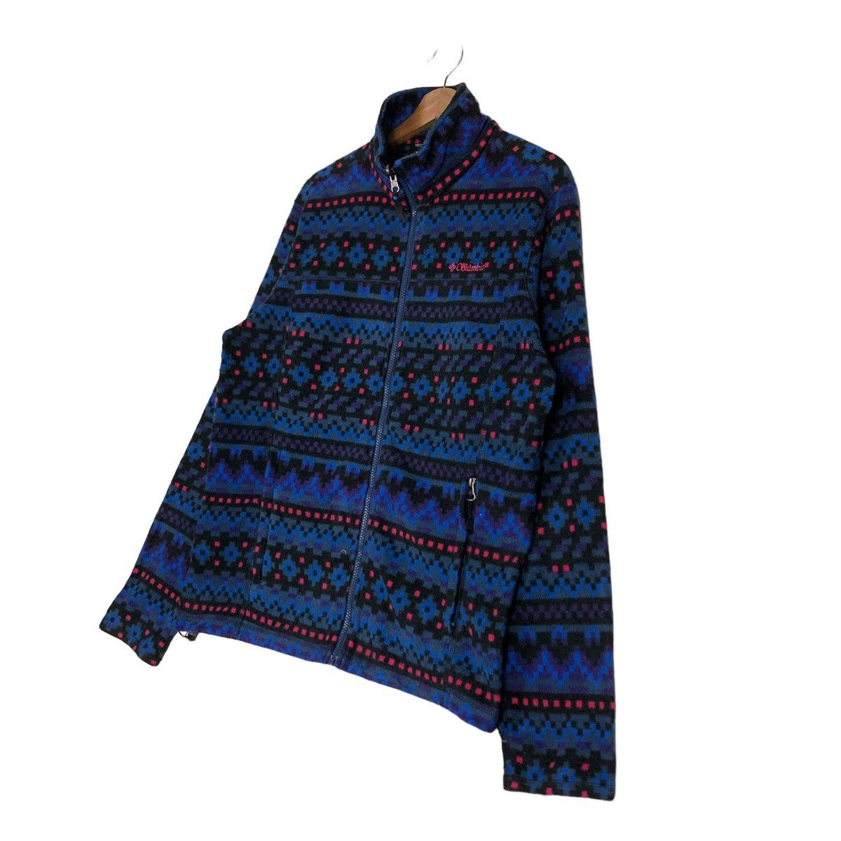 Japanese Brand 🔥VINTAGE FLEECE JACKET AZTEC NATIVE NAVAJO COLUMBIA Size US L / EU 52-54 / 3 - 2 Thumbnail