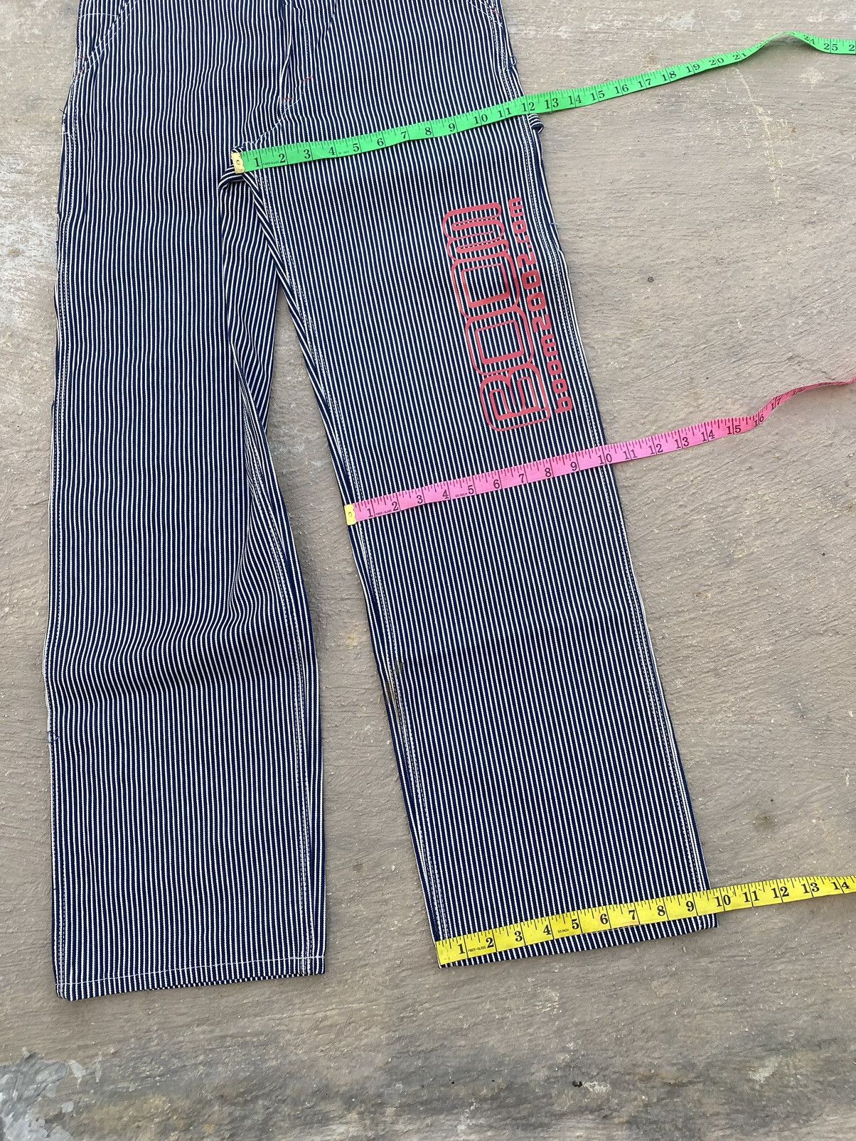 Japanese Brand 🔥 Rare 🔥 Vintage Y2K Dickies Hickory Stripe Overalls Size US 30 / EU 46 - 15 Thumbnail