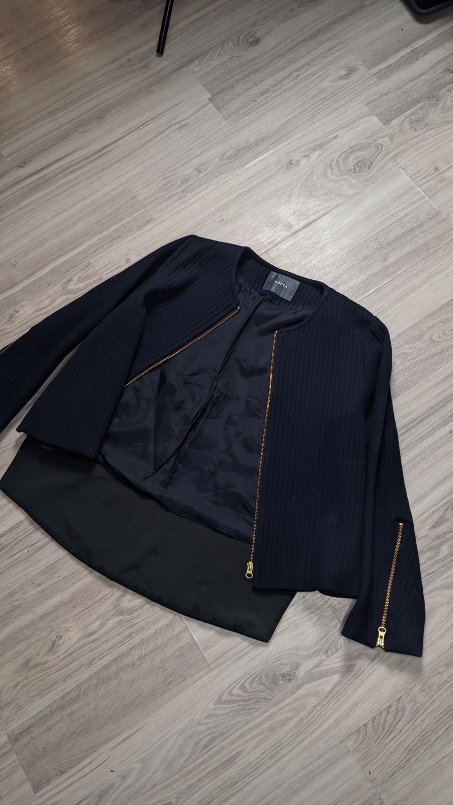 Le Grande Bleu (L.G.B.) Kofta wool nylon Japan Jacket cdg lgb prada miu miu Size M / US 6-8 / IT 42-44 - 3 Thumbnail