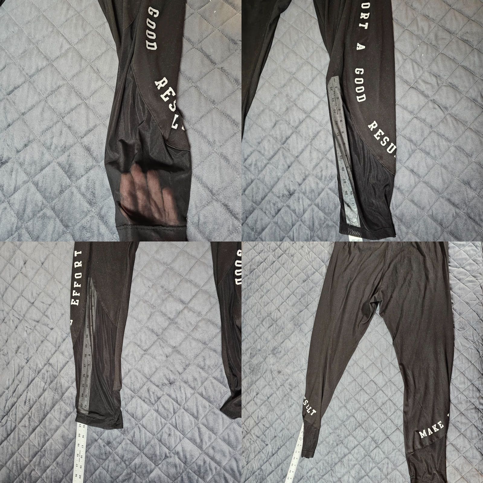 Shein VINTAGE? No — Actual: SHEIN Curve Leggings Black Ankle Women 2XL Elastic Waist Plus Size 2XL Women Leggings Size 40" / US 18 - 8 Thumbnail
