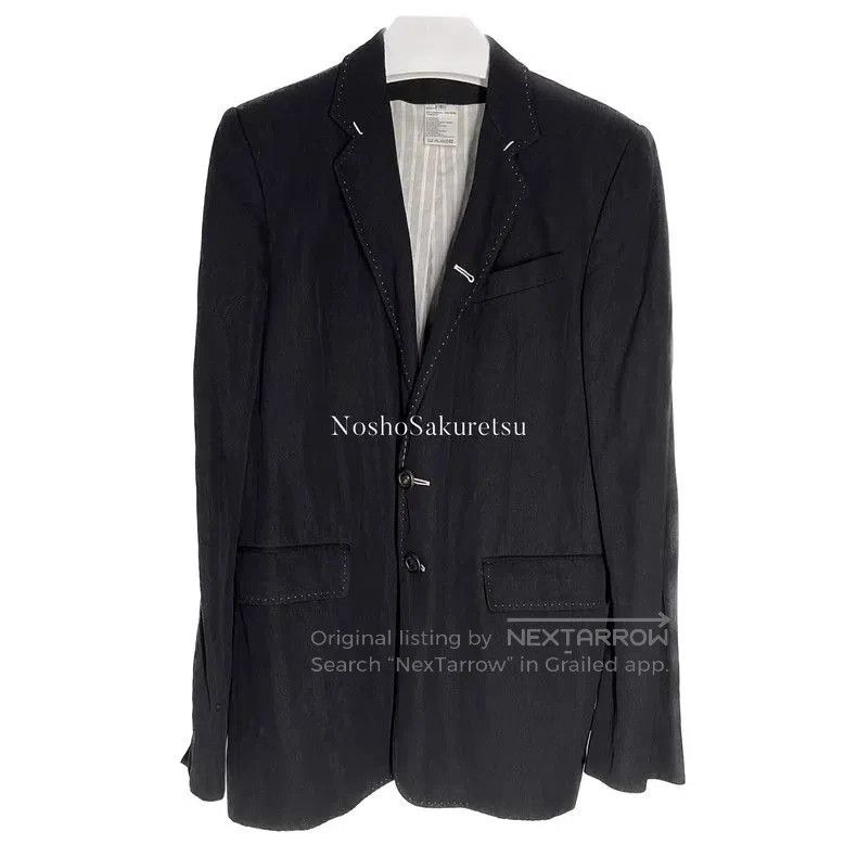 Ann Demeulemeester Vintage Polyester Blazer.