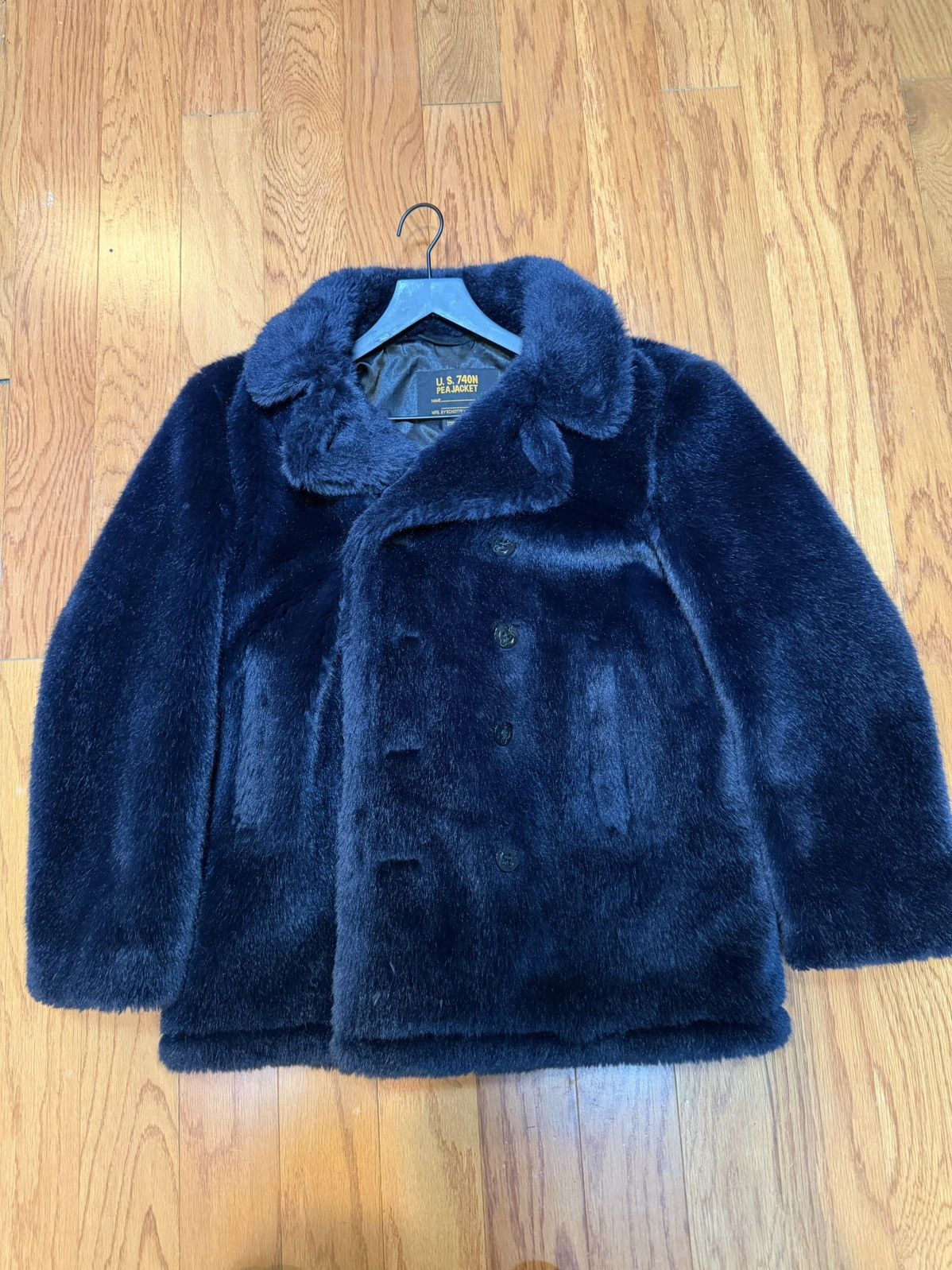 Schott × Supreme Fur peacoat Size US S / EU 44-46 / 1 - 1 Thumbnail