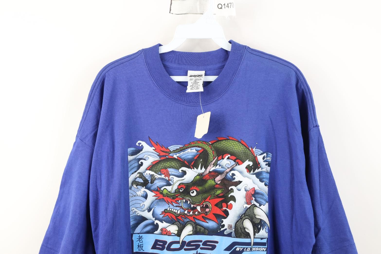 Vintage Deadstock Vintage 90s Y2K Boss Streetwear Japan T-Shirt Size US XL / EU 56 / 4 - 2 Thumbnail