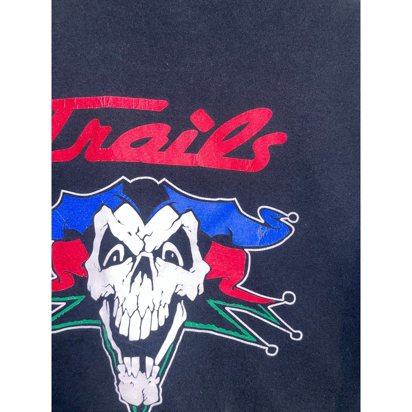 Vintage Vintage Trails Shirt Jester Logo Clown Evil Skull Tee XL 90s Size US XL / EU 56 / 4 - 7 Thumbnail