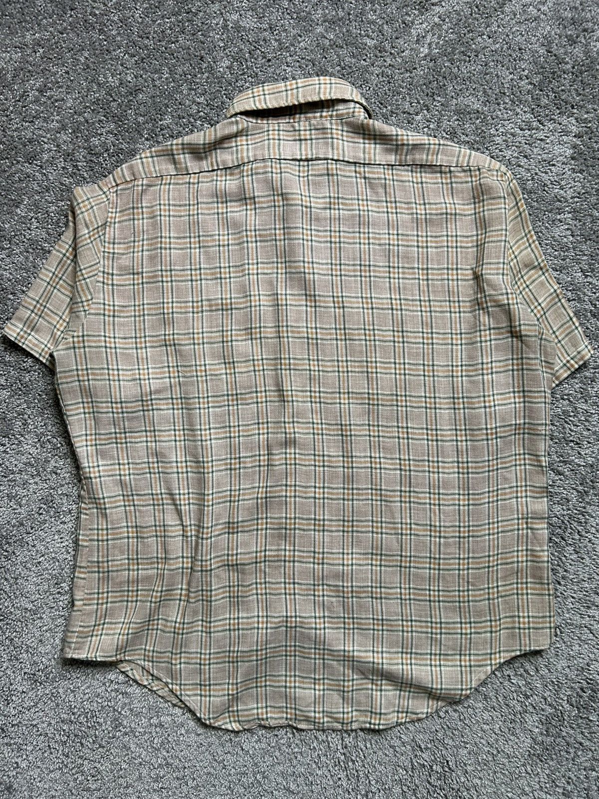Vintage Vintage 70s JC Penney Short Sleeve Button Up Plaid Flannel Size US XL / EU 56 / 4 - 7 Thumbnail