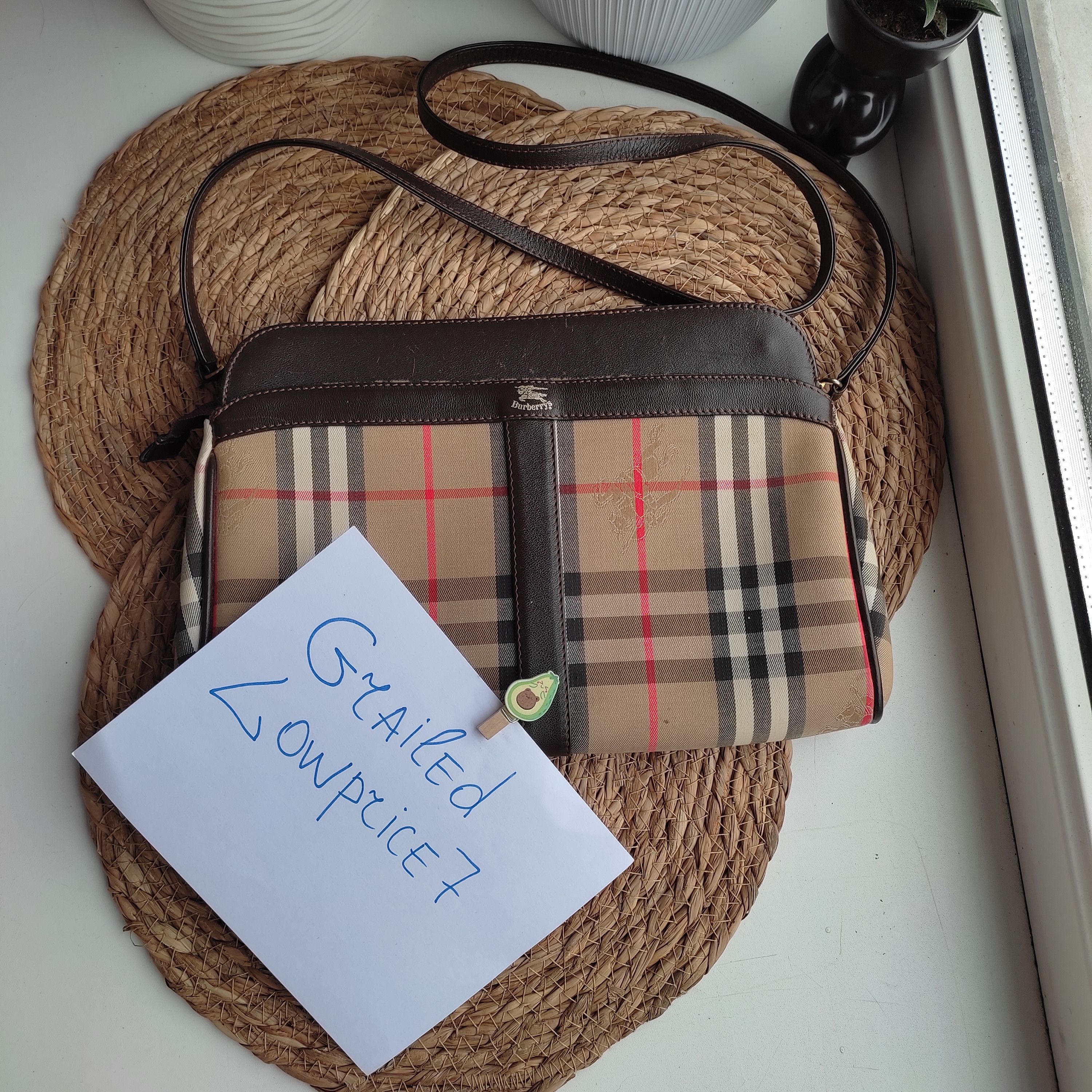 Burberry Burberry Burberrys Front Pocket Zip Crossbody vintage bag Size ONE SIZE - 3 Thumbnail