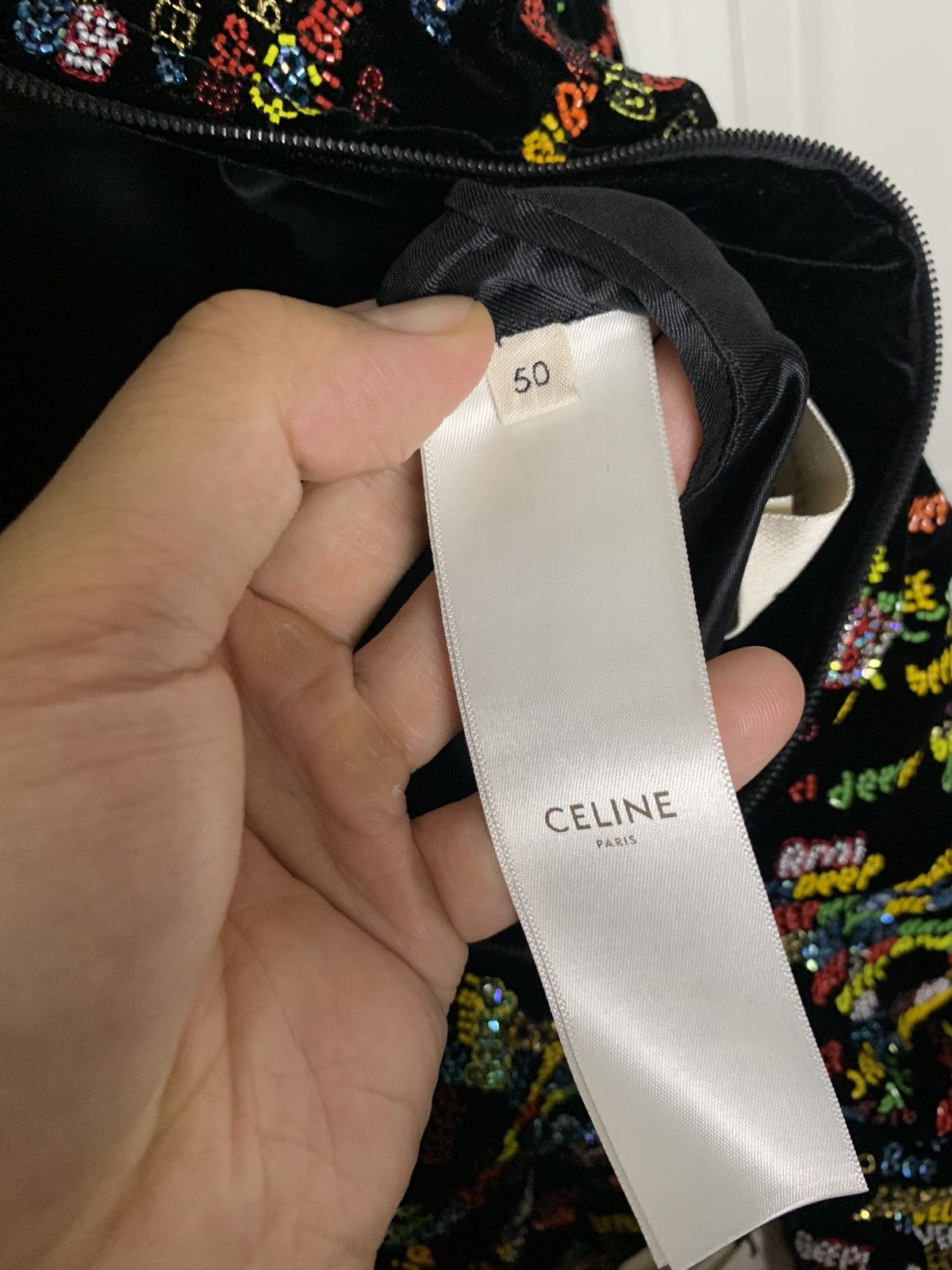Celine Celine 2019SS Beep Embroidered teddy Size US M / EU 48-50 / 2 - 8 Thumbnail