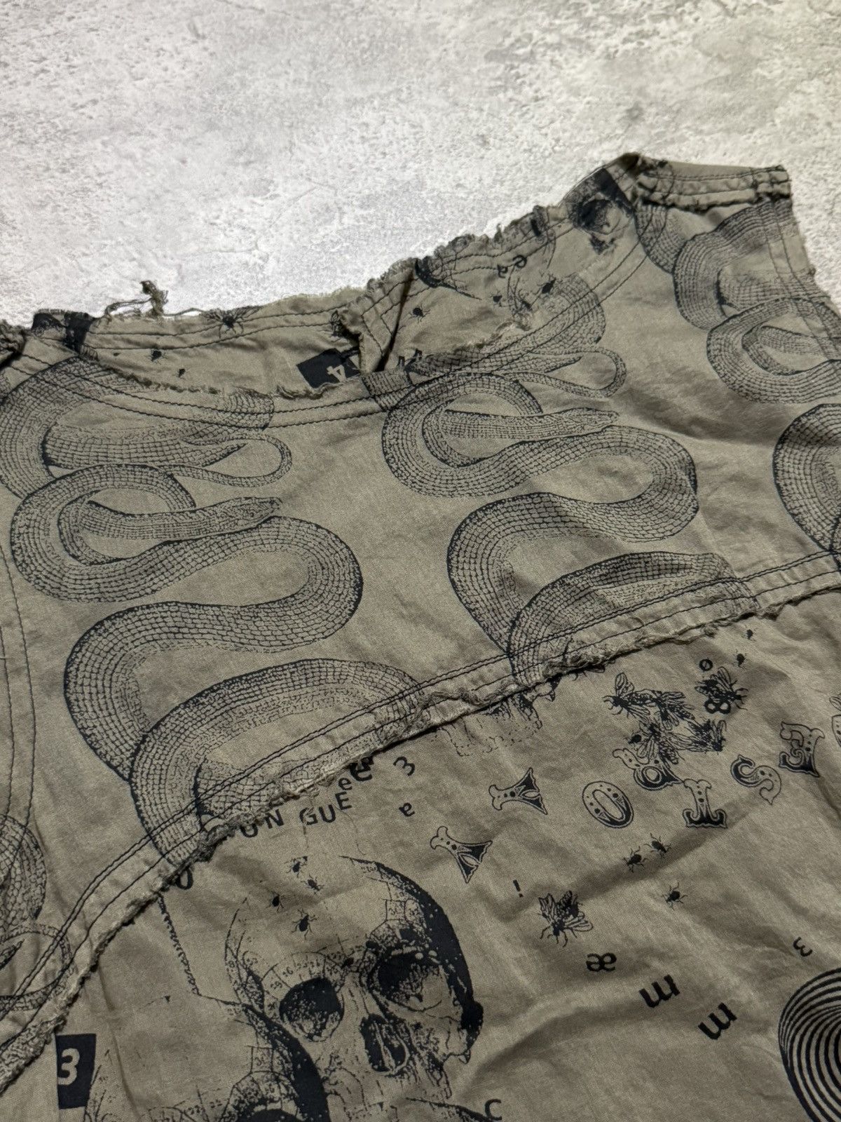 Hysteric Glamour HYSTERIC GLAMOUR SNAKE SKULL SLEEVESS DRES Size M / US 6-8 / IT 42-44 - 7 Thumbnail
