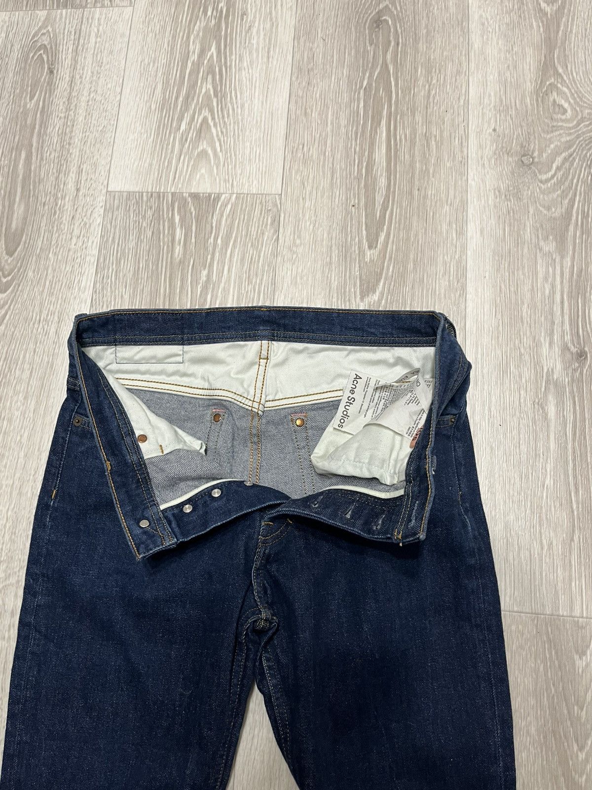 Acne Studios Acne Studios River Indigo Cropped Jeans Made in Italy Size US 31 - 10 Thumbnail