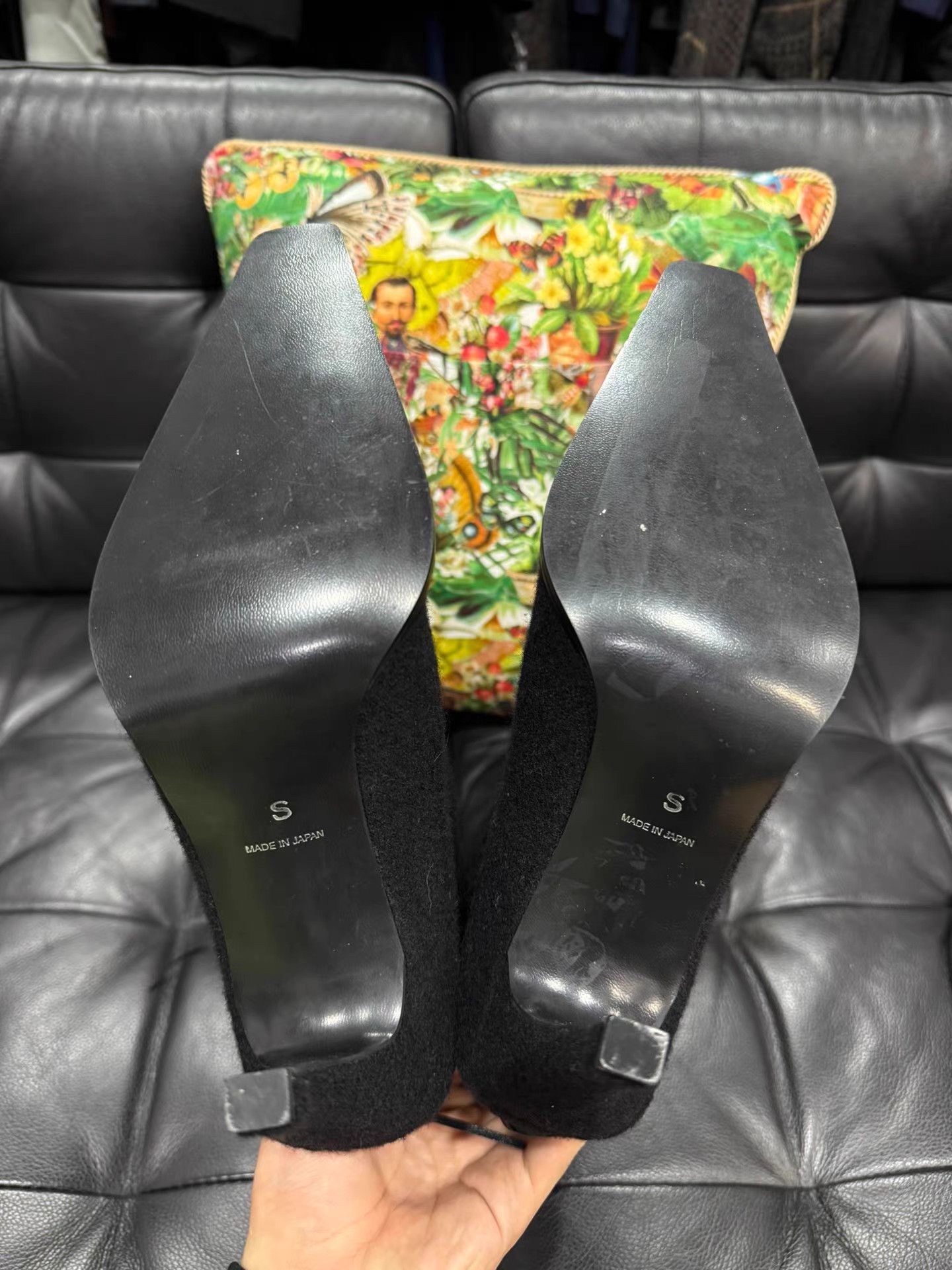 Undercover UNDERCOVER 06AW GURU GURU Embroidered Insect Long Boots K20 Size US 6 / IT 36 - 9 Thumbnail