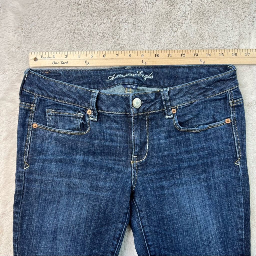 American Eagle Outfitters American Eagle Skinny Kick Flare Jeans Sz 10 Stretch Bootcut Size 32" / US 10 / IT 46 - 5 Thumbnail