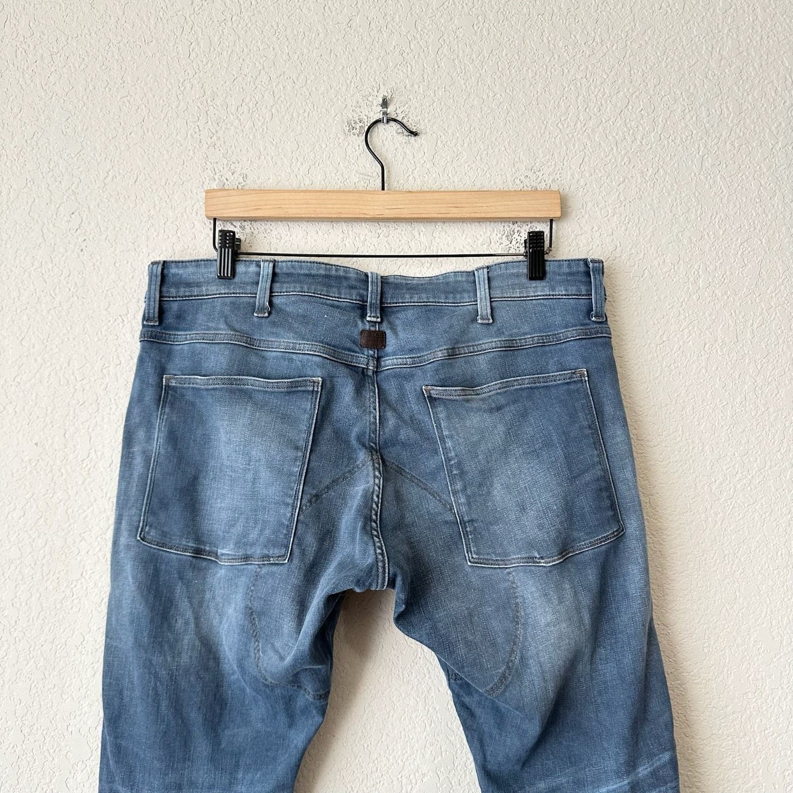 G-Star G-STAR RAW Skinny Jeans 5620 3D Zip Knee Moto Biker Grunge Size US 36 / EU 52 - 7 Thumbnail