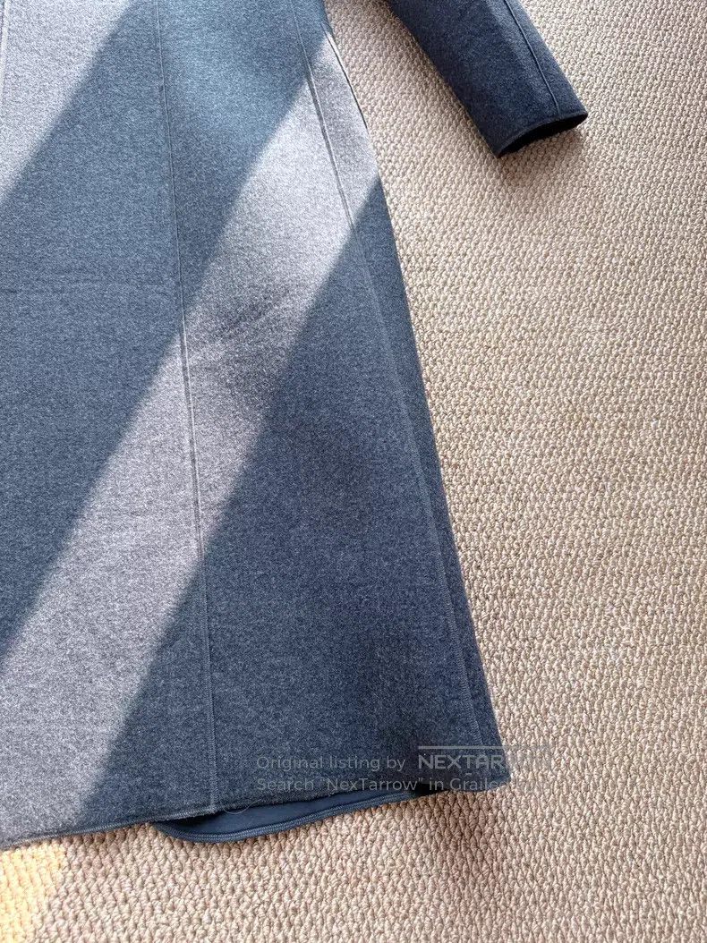 Comme des Garcons Comme Des Garcons Dark gray wool stand collar coat Size S / US 4 / IT 40 - 5 Thumbnail