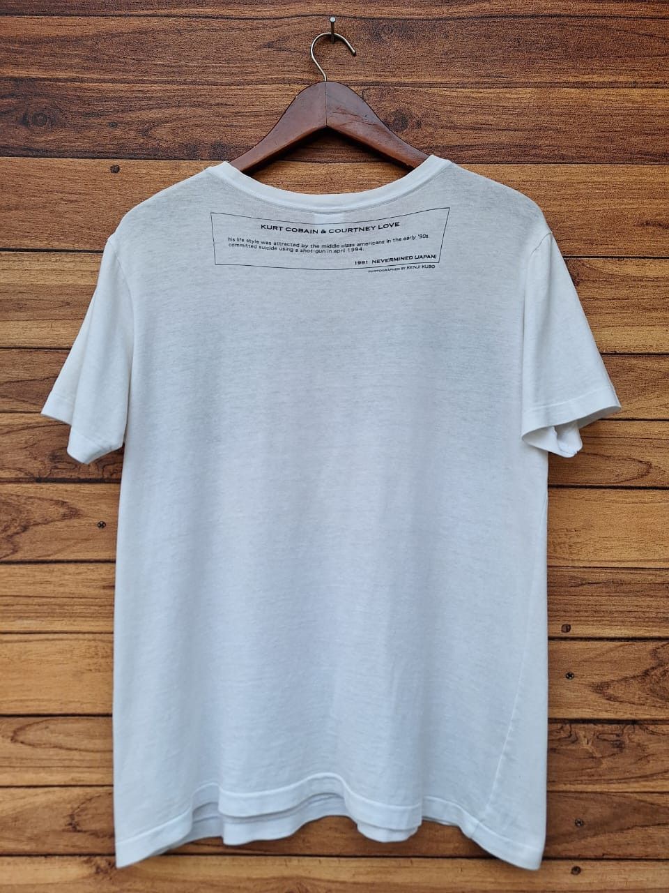 Band Tees 🔥RARE🔥 Vintage Kurt Cobain Courtney 90s Love by kenji kubo Size US S / EU 44-46 / 1 - 2 Thumbnail