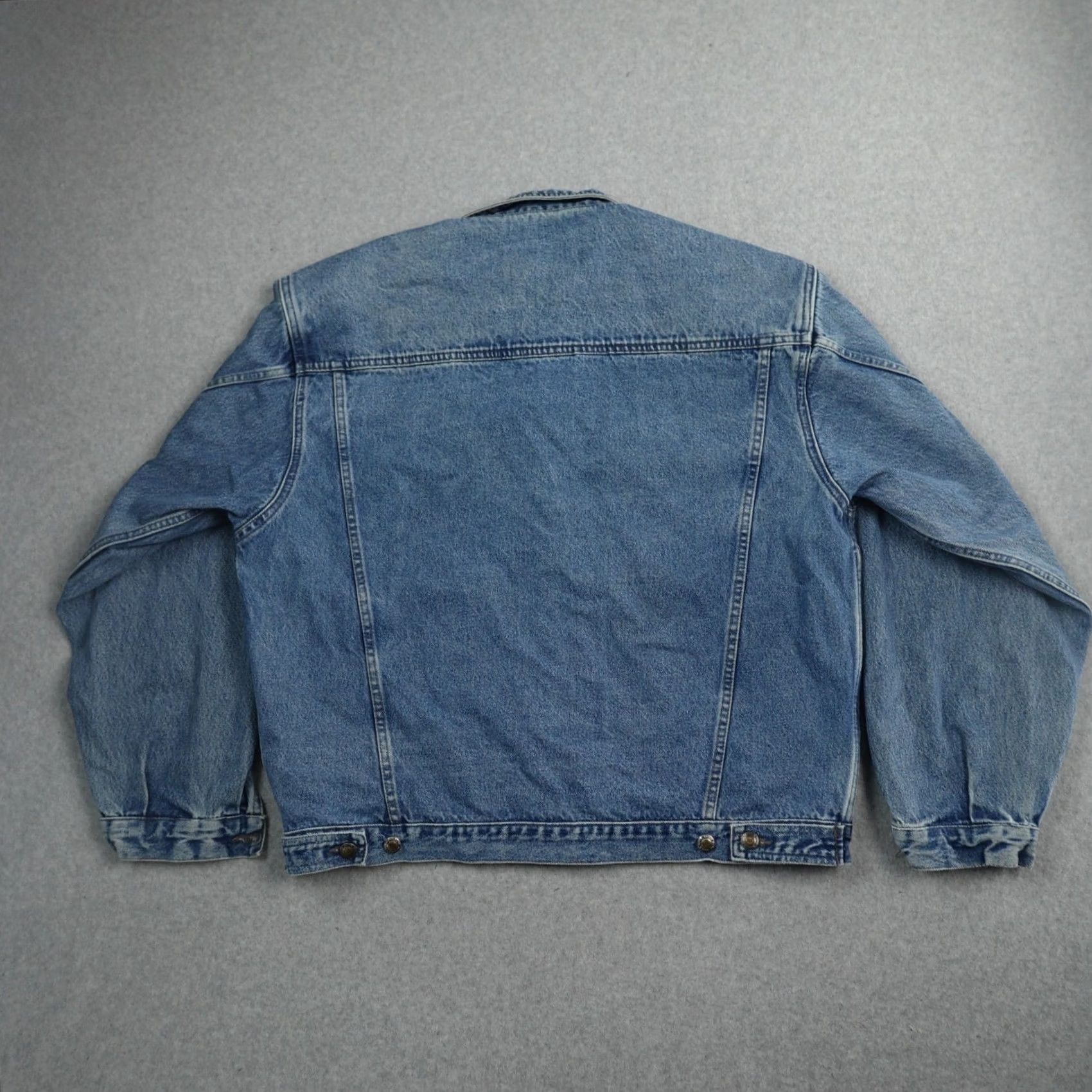 Bugle Boy VINTAGE Bugle Boy Shirt Mens Medium Blue 90s Denim Trucker Jacket 25X26 Measurements Provided in Pictures Size US M / EU 48-50 / 2 - 2 Thumbnail