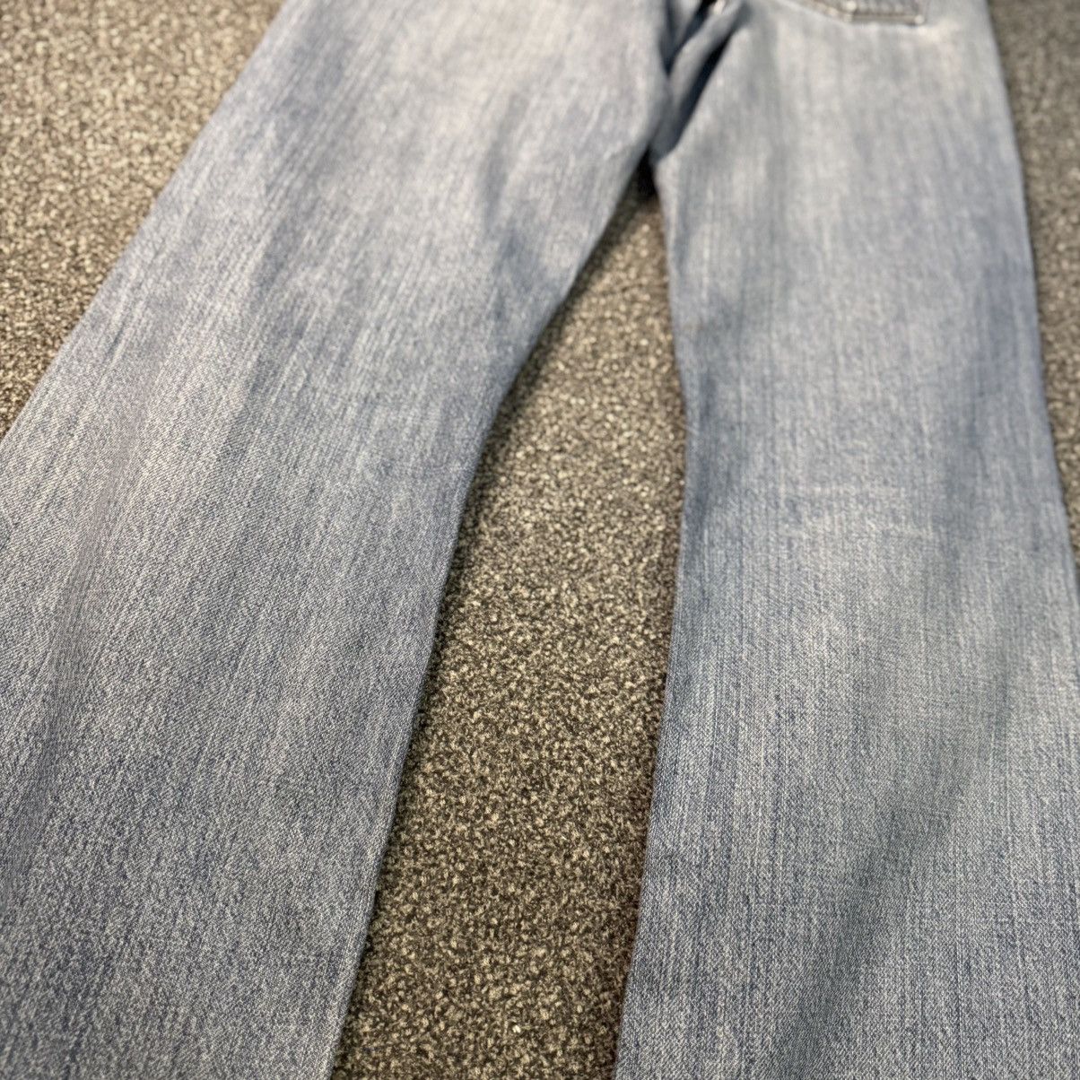 Levi's Vintage Y2K Levis 527 Low Boot Cut Distressed Jeans Size US 32 / EU 48 - 10 Thumbnail