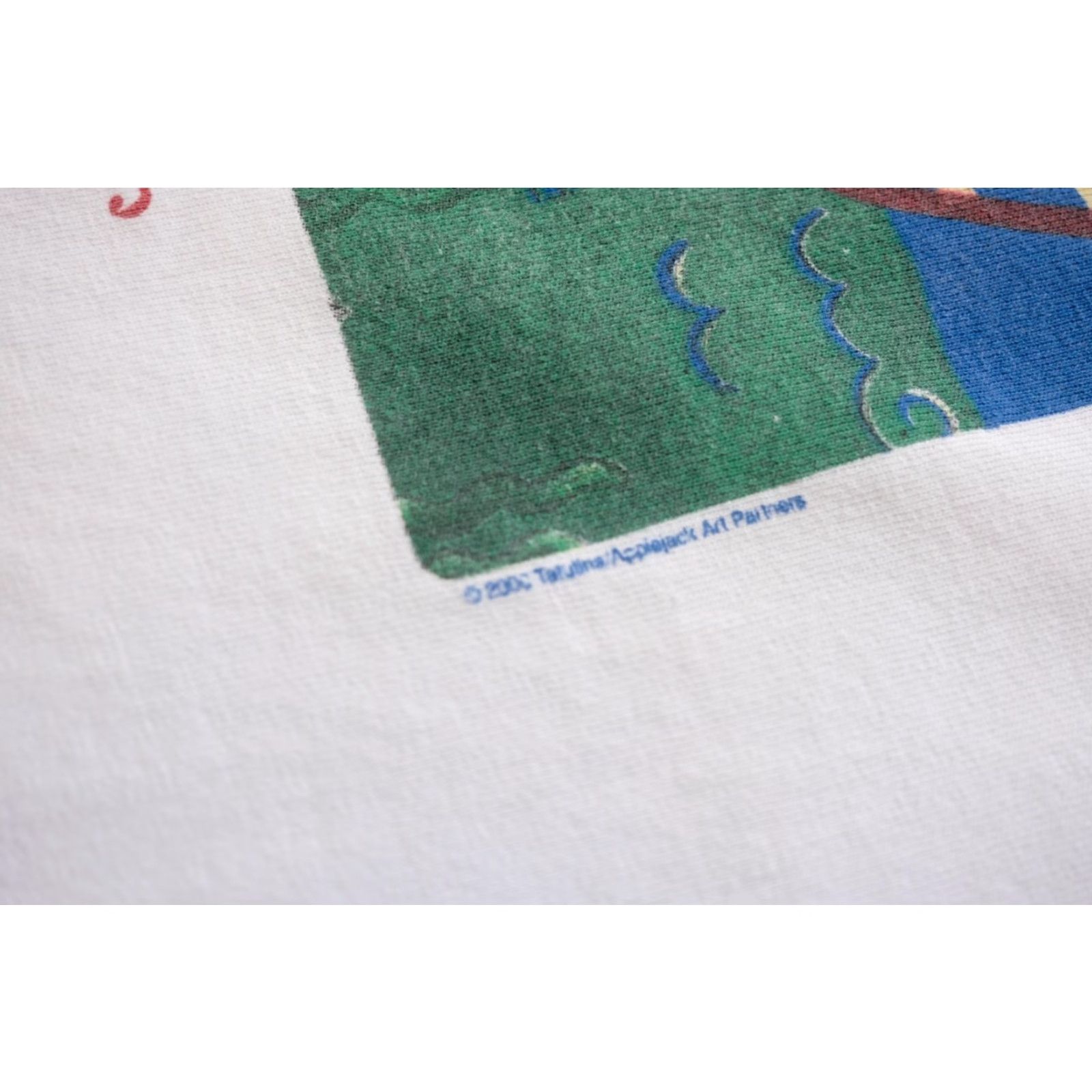 Fruit Of The Loom VINTAGE Fruit of the Loom T-Shirt Shirt Mens L White 90s Animals Noah Ark Graphic Size US L / EU 52-54 / 3 - 6 Thumbnail