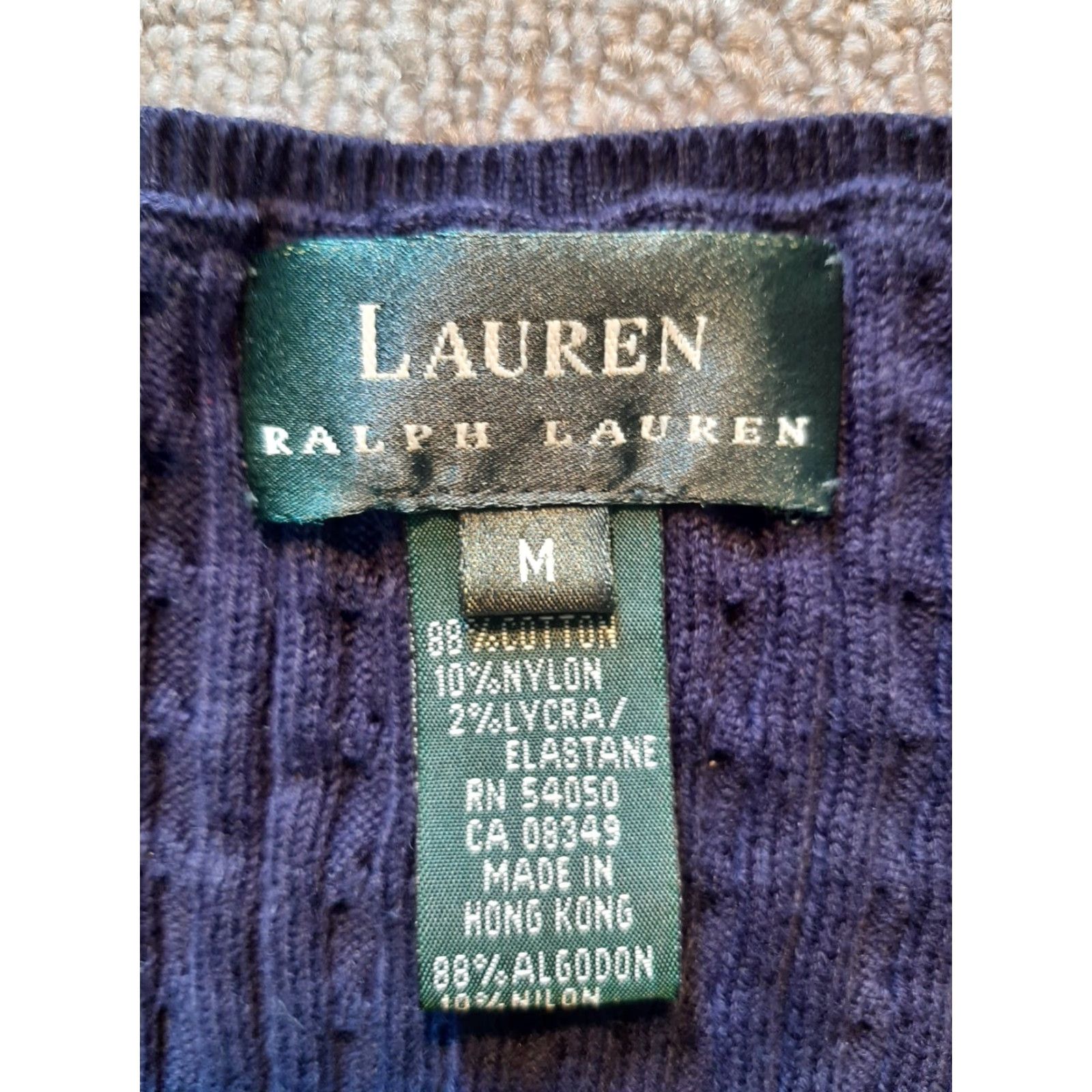 Ralph Lauren Ralph Lauren Sweater Womens Medium M Blue Sleeveless Pullover Knit Solid Square Neck M Size M / US 6-8 / IT 42-44 - 2 Thumbnail