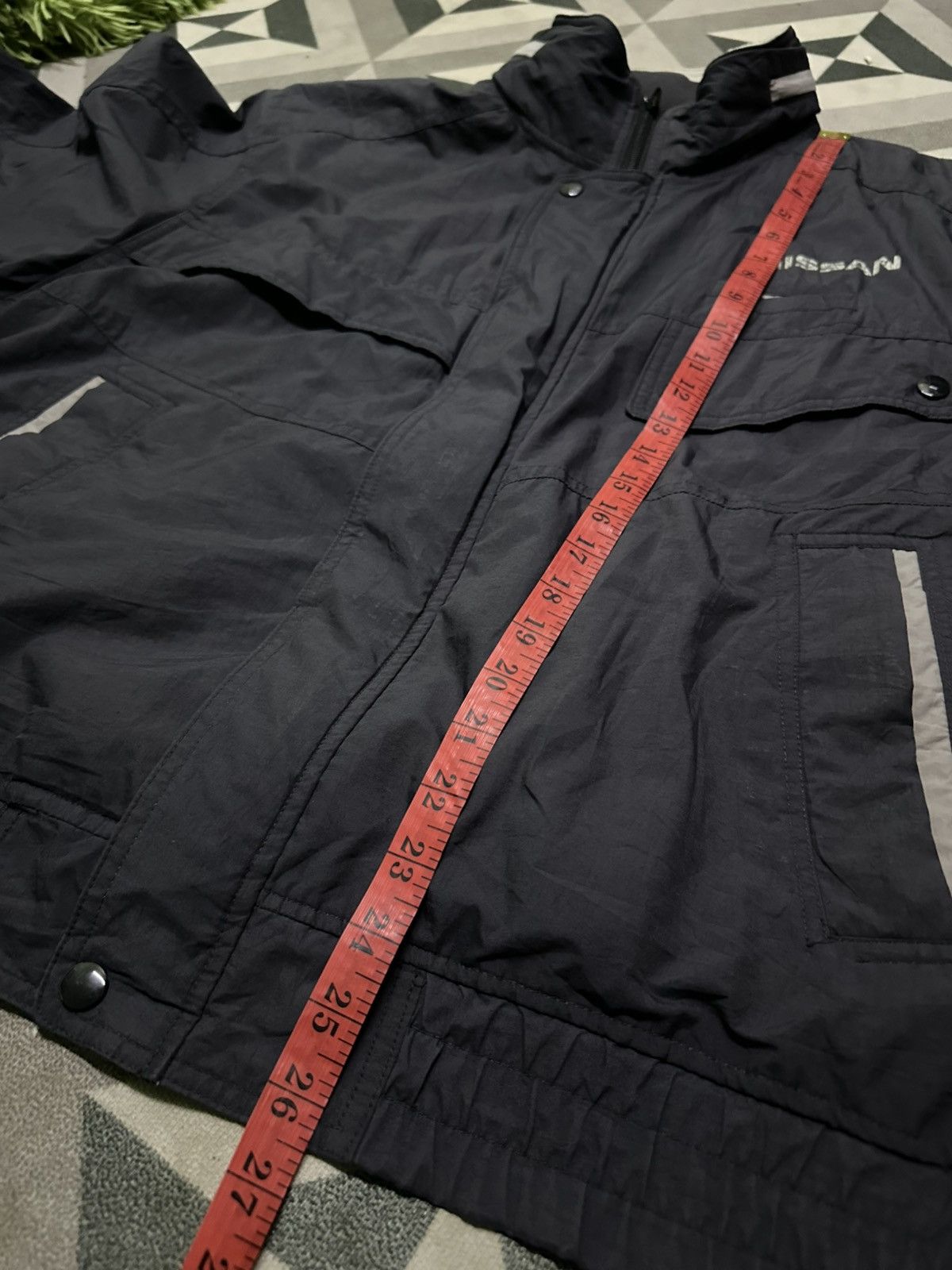 Nissan vintage 90s Nissan workwear windbreaker jacket Size US L / EU 52-54 / 3 - 8 Thumbnail