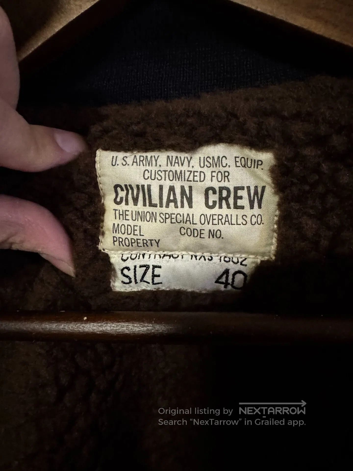 Freewheelers Freewheelers Thick Oil Jacket. Size US XXS / EU 40 - 6 Thumbnail