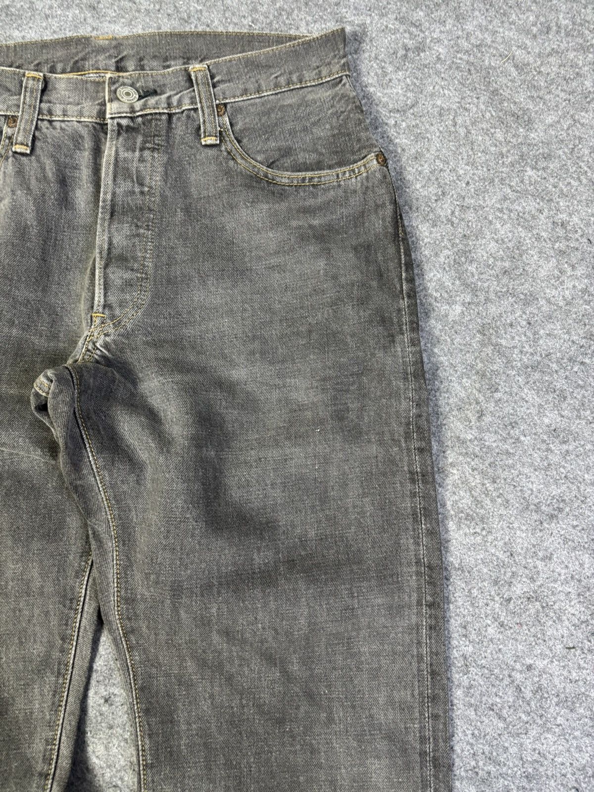 Japanese Brand Vintage John Bull Japan Black Wash Selvedge Denim K168 Size US 30 / EU 46 - 4 Thumbnail