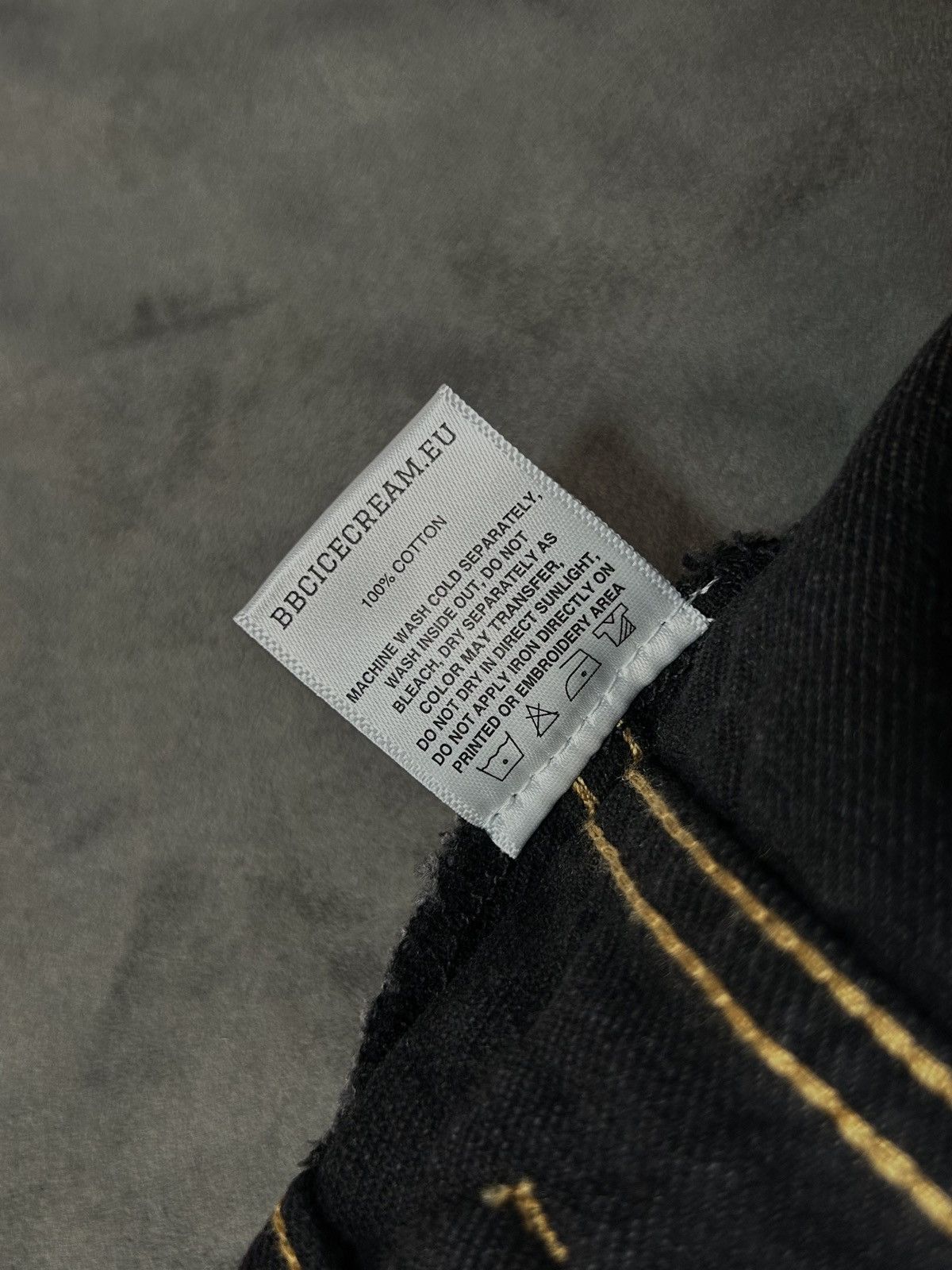 Icecream Deadstock Icecream BBC Running Dog Black Denim Shorts M 30 Size US 30 / EU 46 - 6 Thumbnail