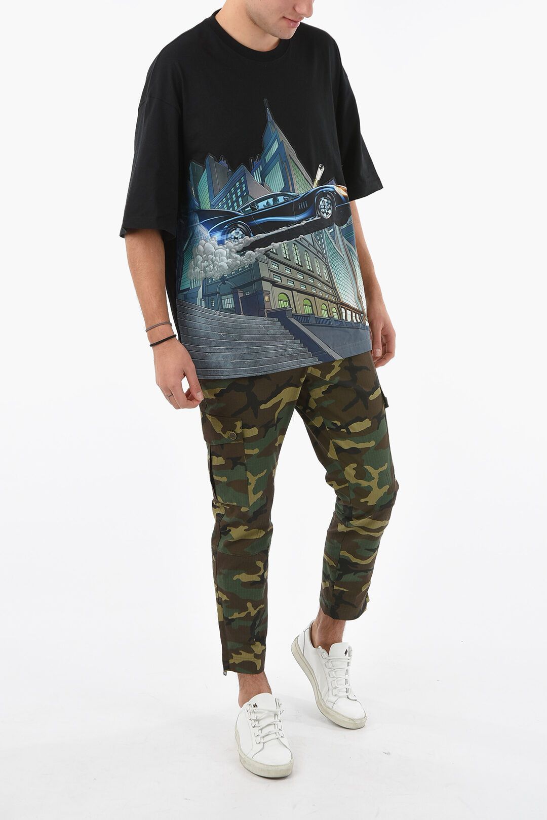 Lanvin o1y0225 Crewneck T-Shirt in Multicolor Size US S / EU 44-46 / 1 - 4 Thumbnail