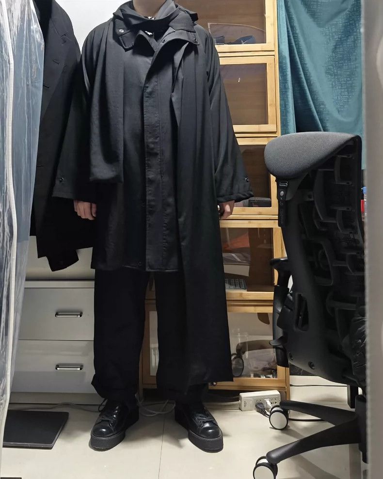Yohji Yamamoto Yohji Yamamoto 16aw pair scarf coat 2503-Nextarrow Size US M / EU 48-50 / 2 - 9 Thumbnail