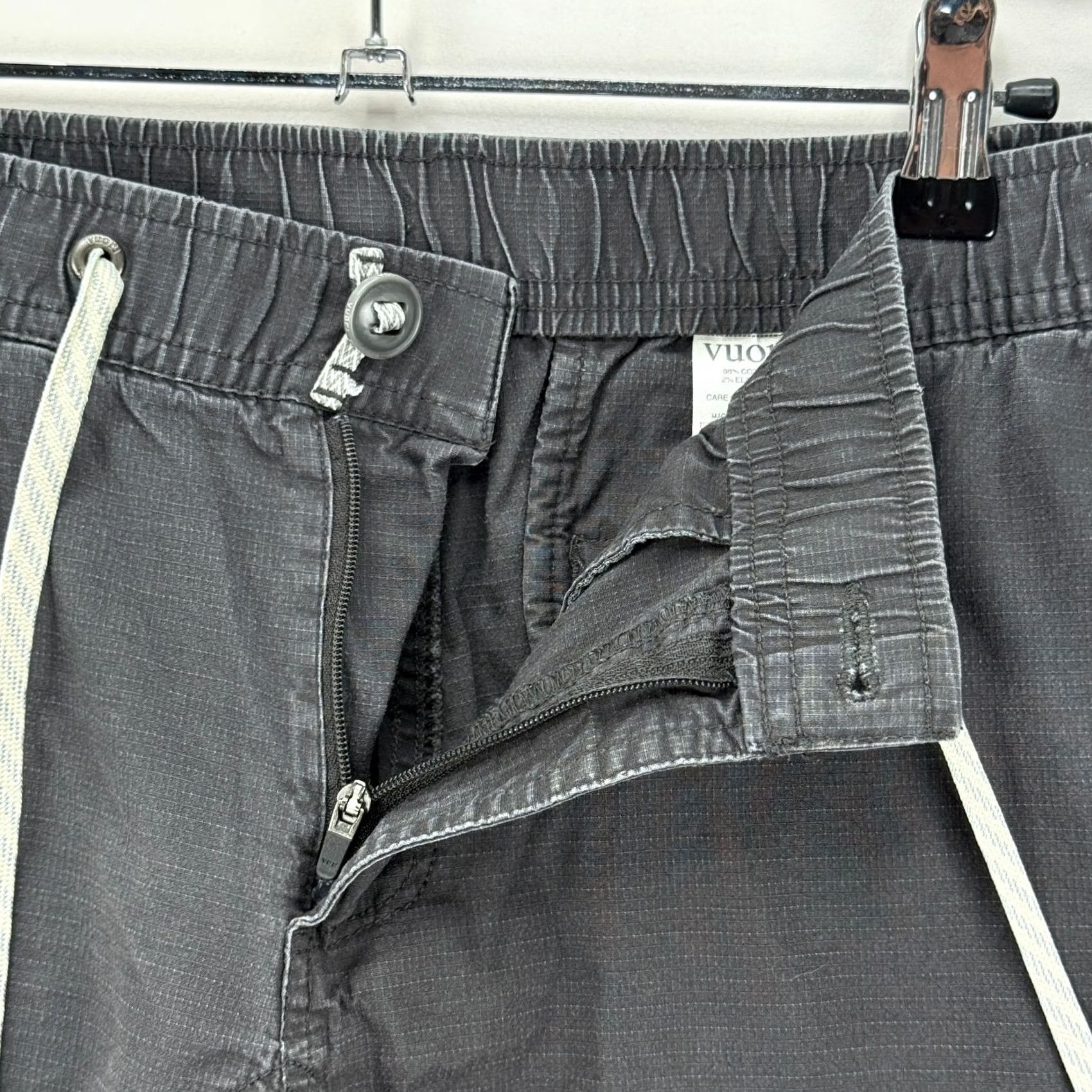 Vuori Vuori Mens Medium Ripstop Climber Pant Gray Drawstring Stretch Athleisure V412 Pants M Size US 31 - 6 Thumbnail