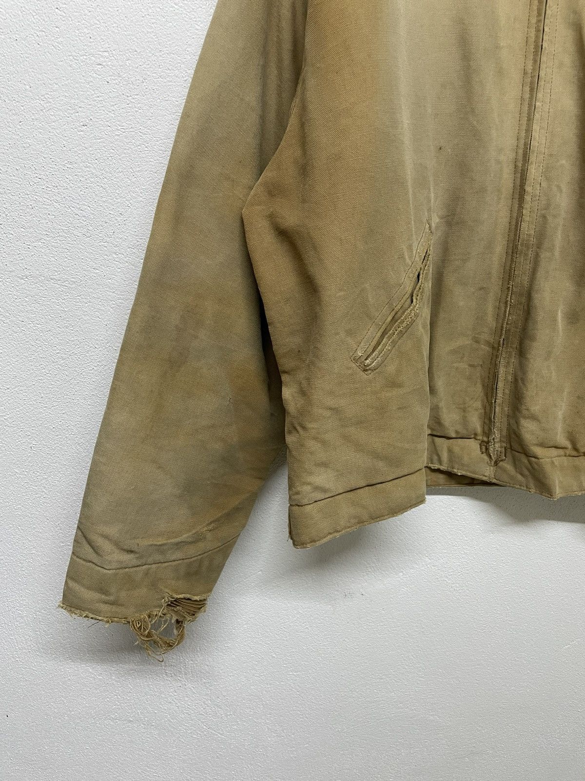 Carhartt Vintage Carhartt Detroit J01 Blanked Lined 6BLJ Jacket Usa Size US XL / EU 56 / 4 - 9 Thumbnail