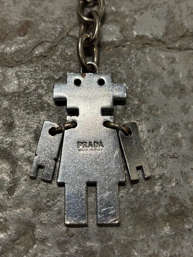 Prada AW2004 Prada Black & Red Robot Key Chain Size ONE SIZE - 4 Thumbnail