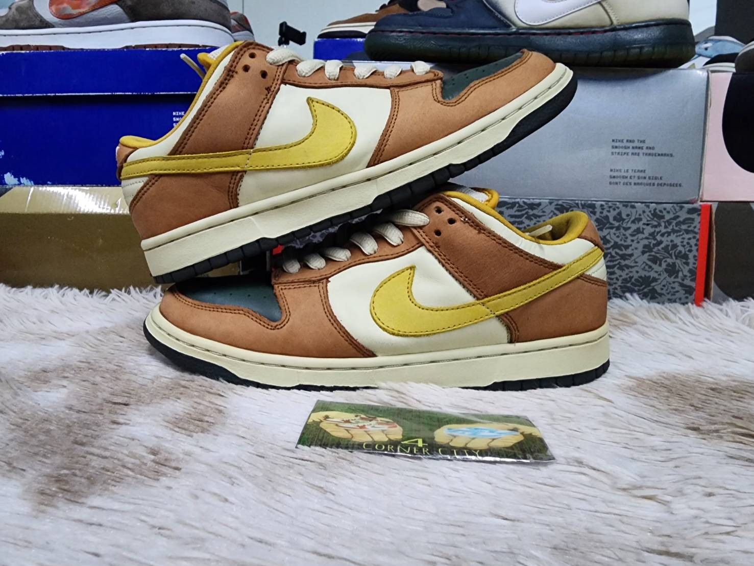 Nike Nike Sb Dunk Low Vapour Mineral Yellow Size US 9 / EU 42 - 6 Thumbnail