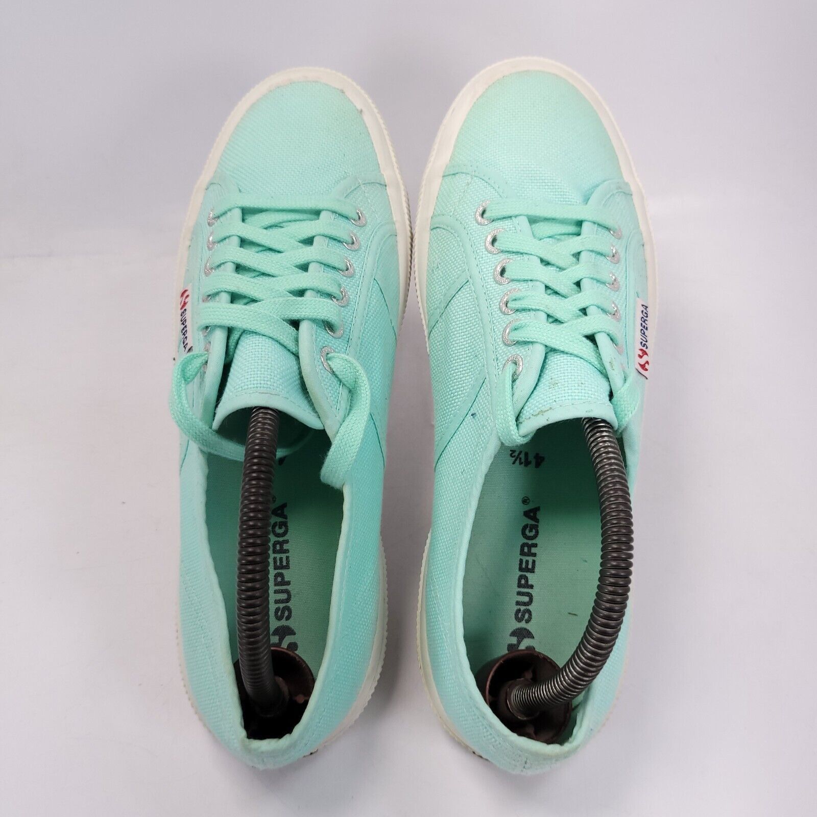 Superga Superga 2750 Cuto Shoe Womens Size 10 S00010-C60 Green White Size US 10 / IT 40 - 4 Thumbnail