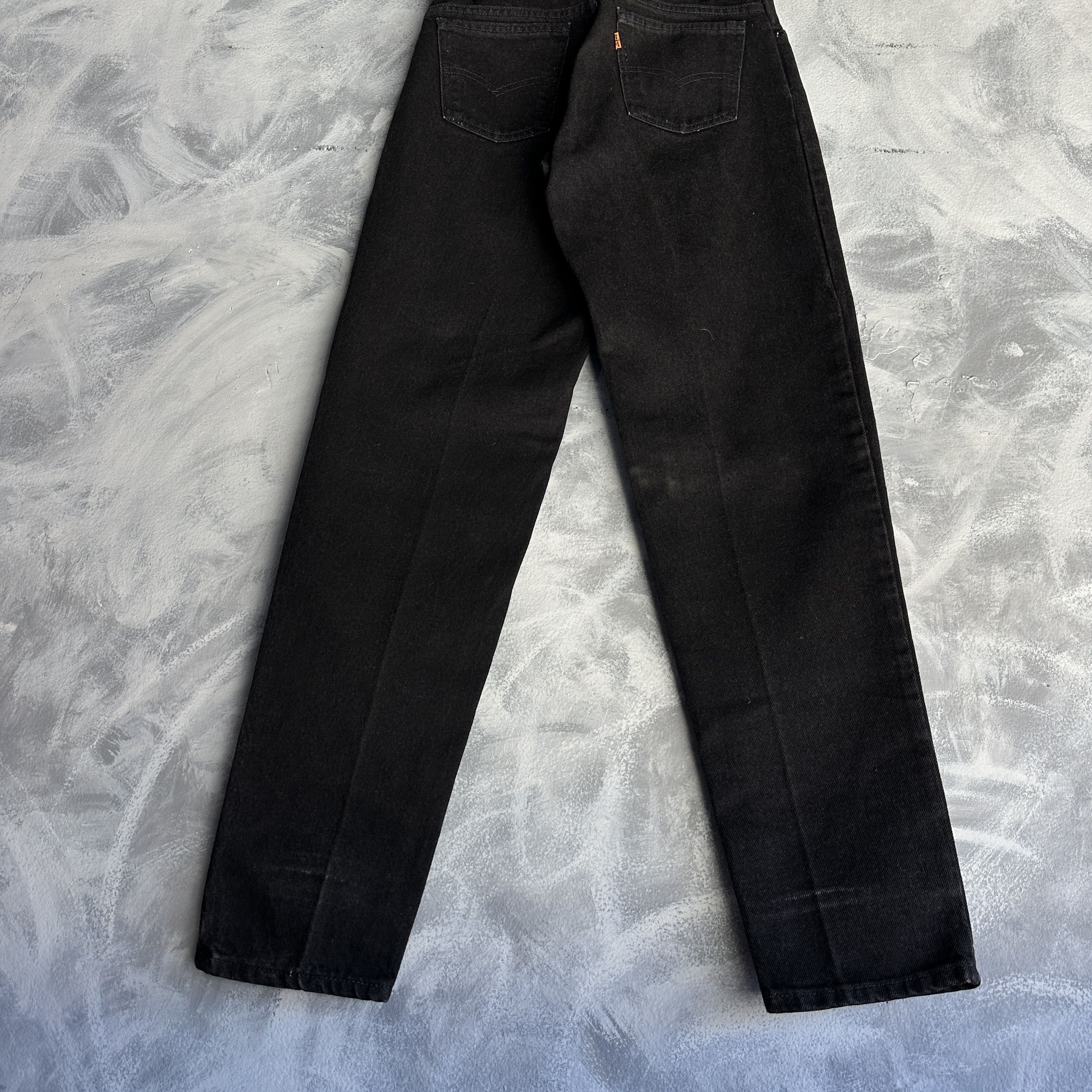 Levi's Vintage Levis 550 Jeans Men's Relaxed Orange Tab Made In USA Size US 29 - 3 Thumbnail