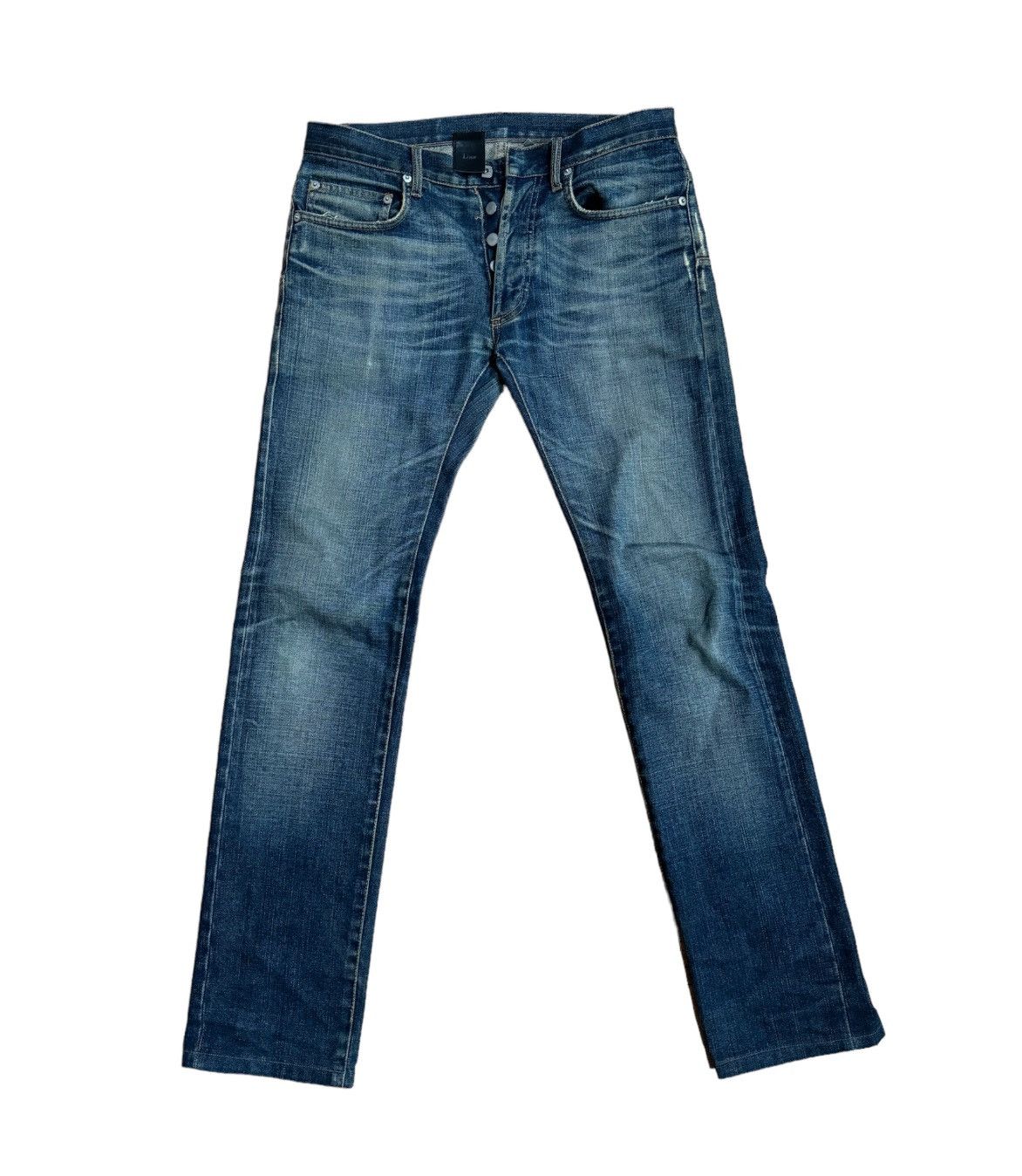パンツ Dior homme denim 26 07SS hedi slimane DIOR HOMME HEDI SLIMANE SS07 LUSTER WAXED DENIM JEANS