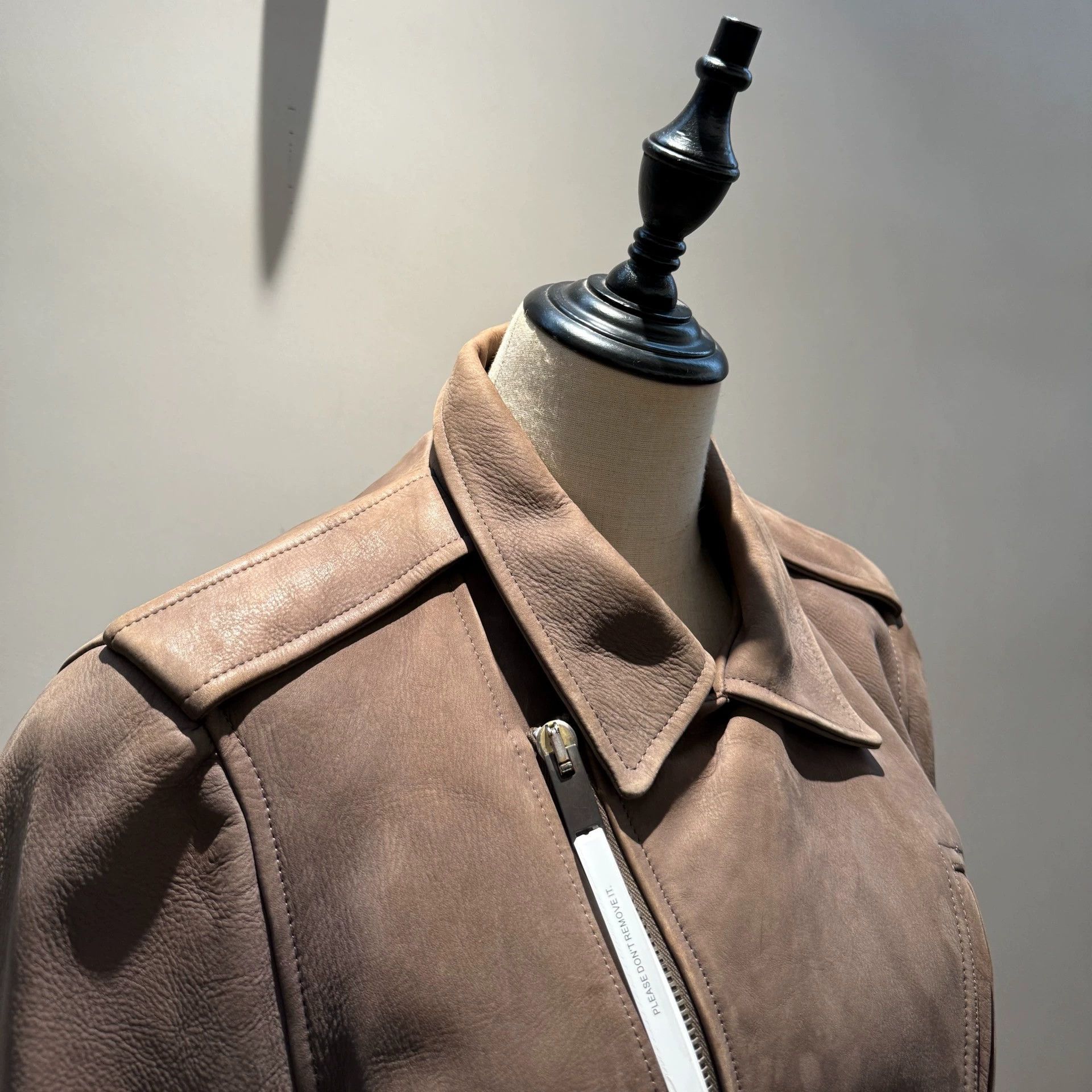 Rick Owens Rick Owens Main Line Bull Leather Motorcycle Jacket Size L / US 10 / IT 46 - 3 Thumbnail
